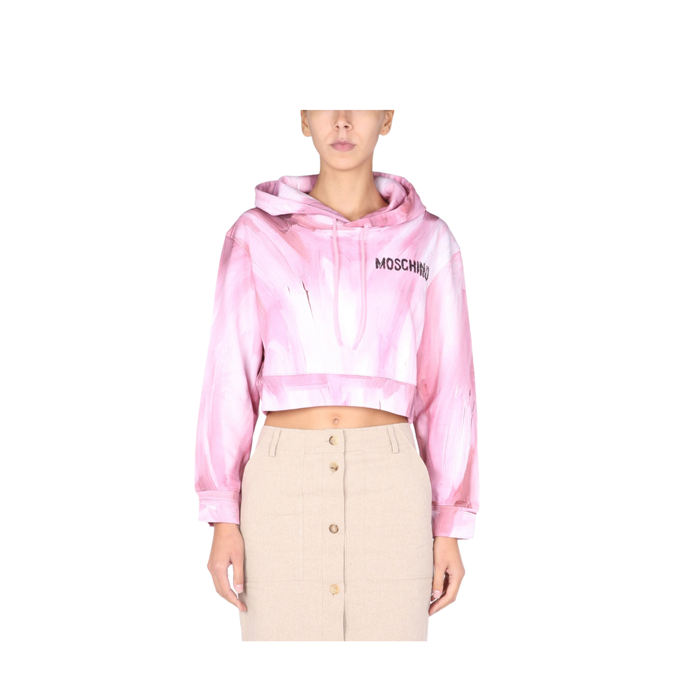 Art Theme Cropped Sweatshirt - Image 1