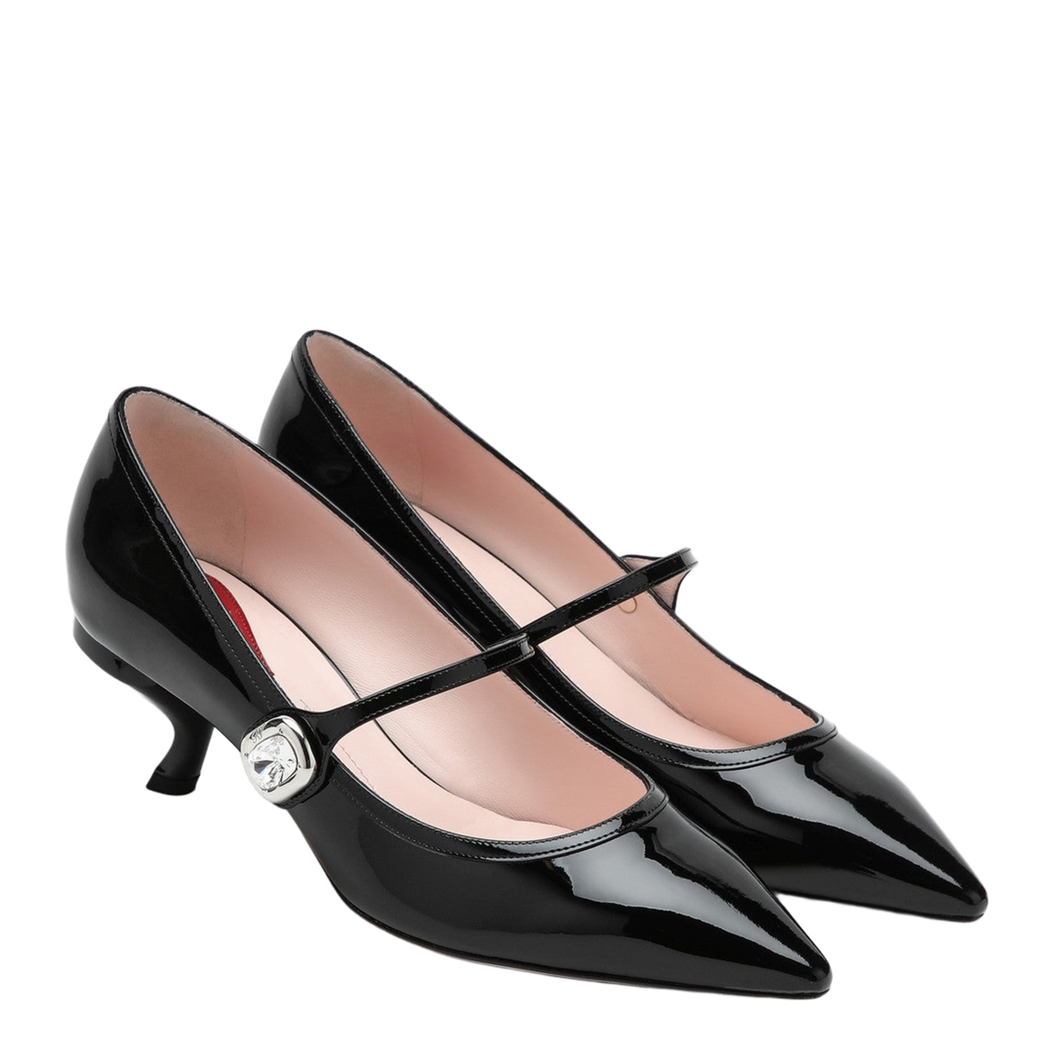 Black Patent Leather Mary Jane Decolletés - Image 2