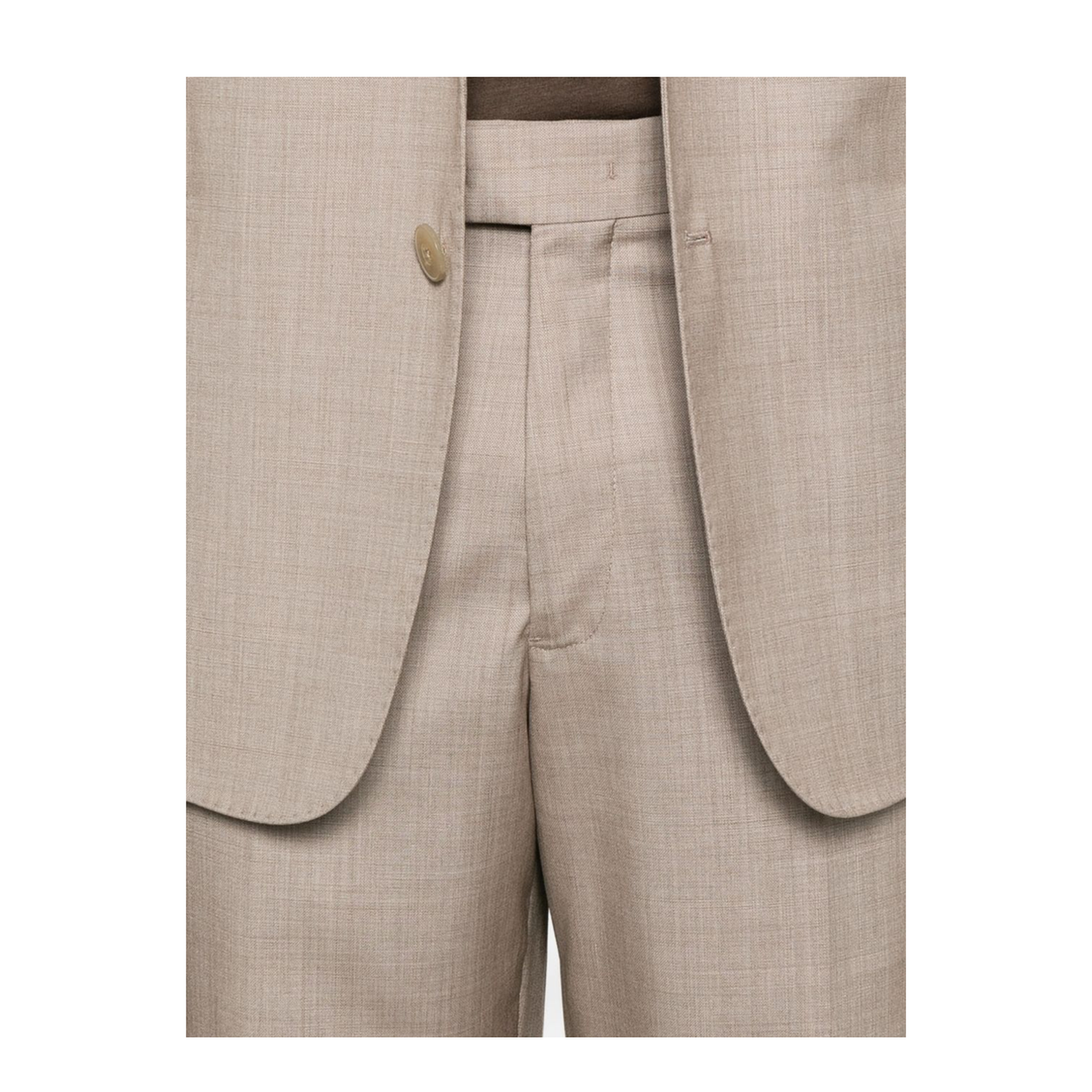 Single-breasted suit with micro jacquard - Image 4