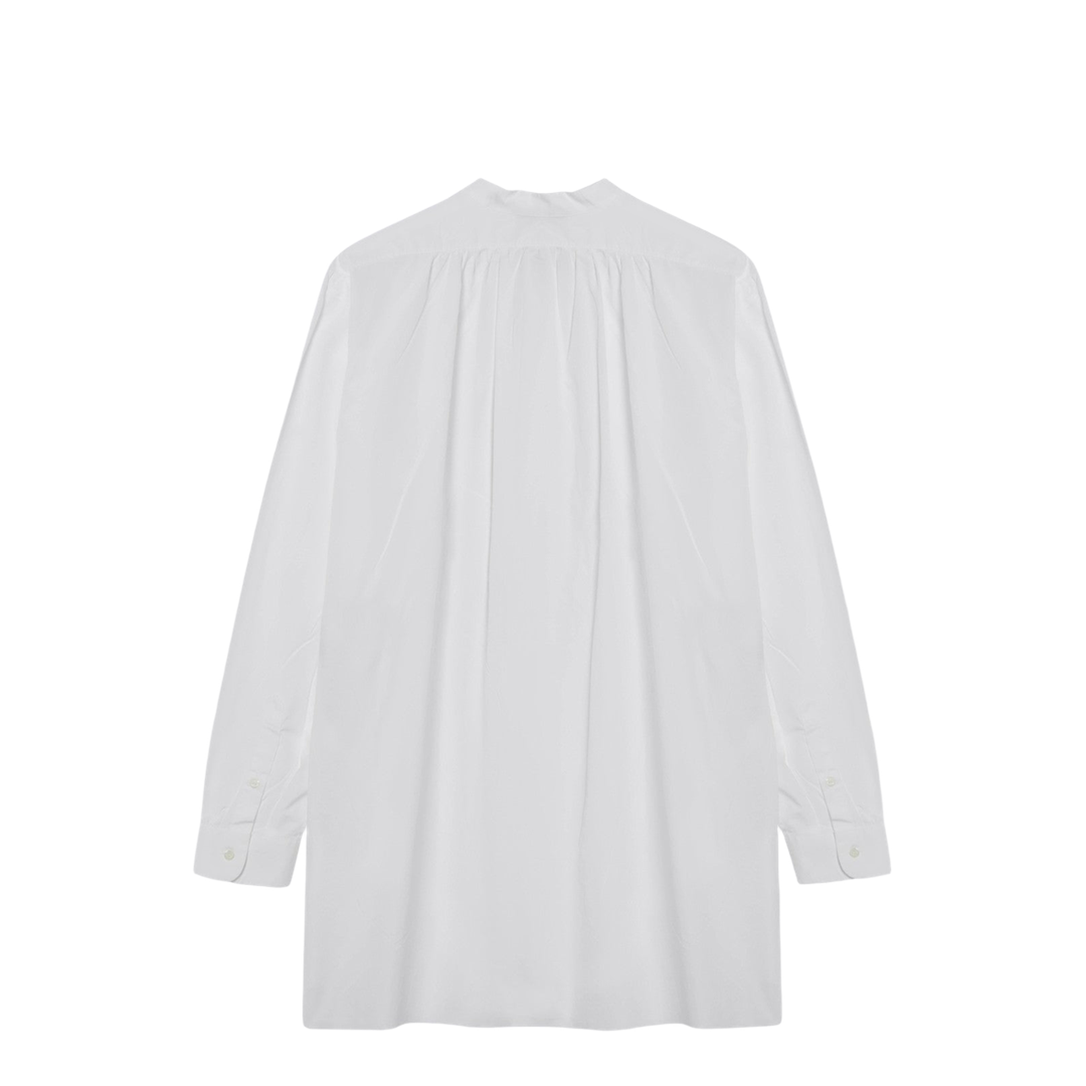 White Cotton Canvas Shirt - Image 2