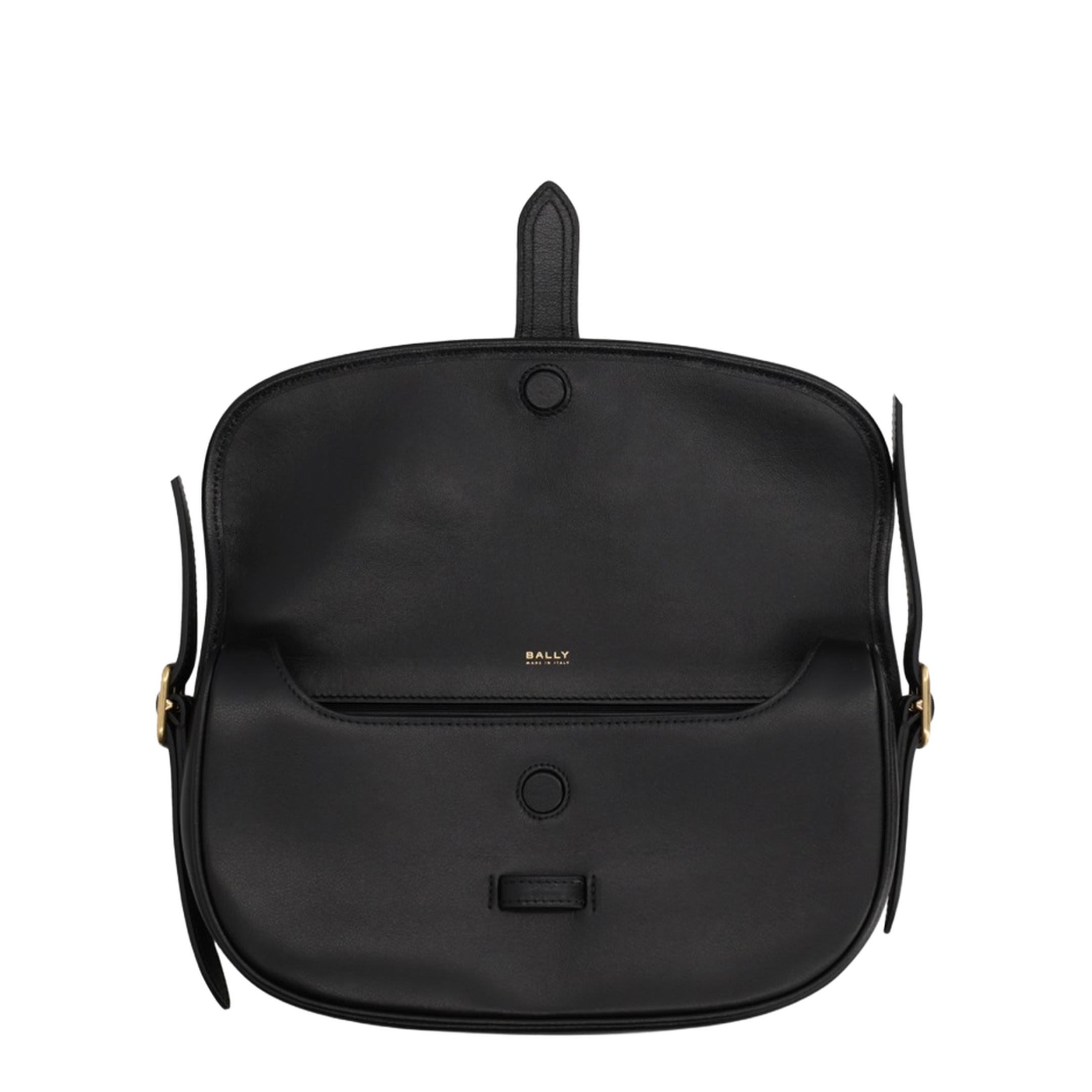 Beckett Small Brushed Calf Leather Shoulder Bag - Black - Image 3