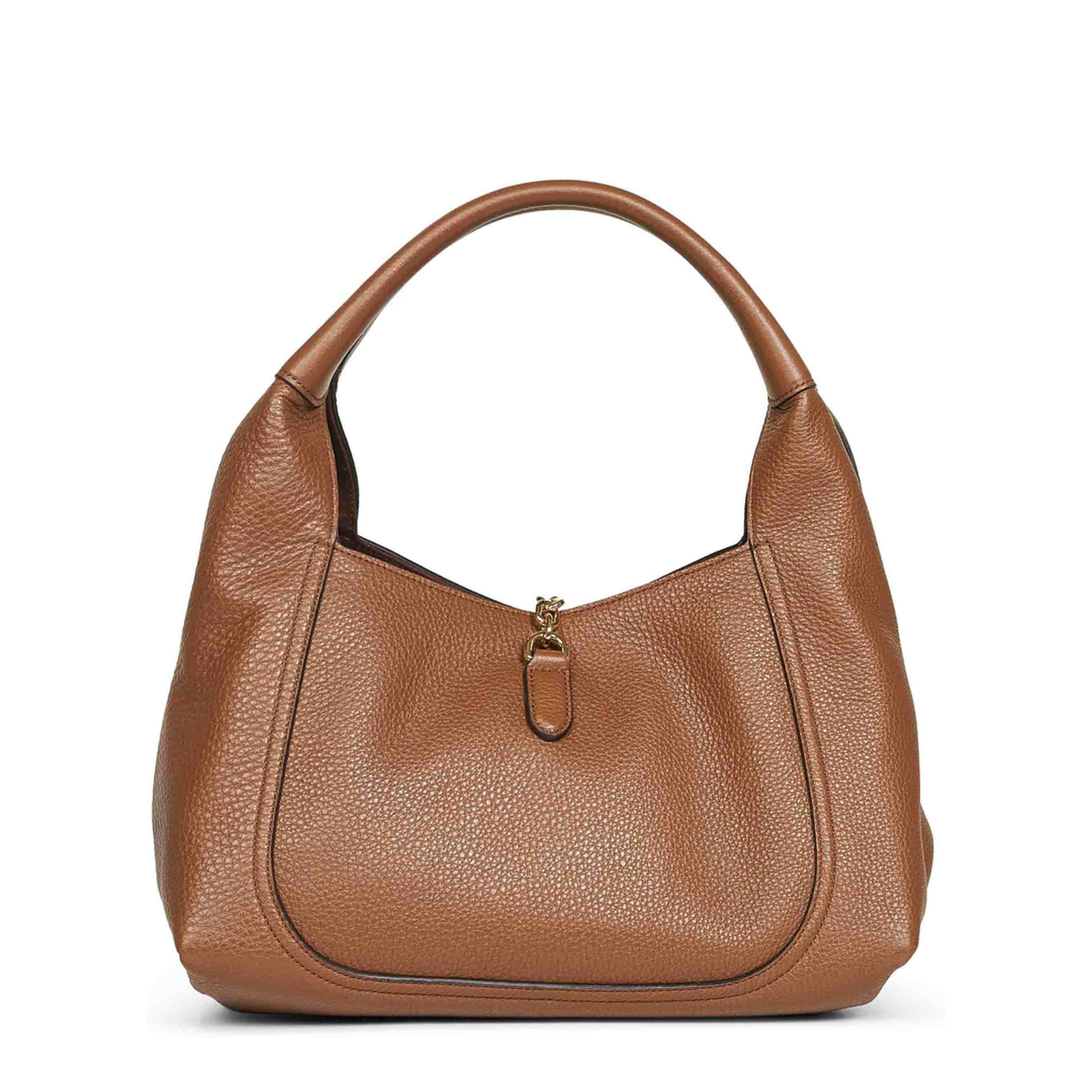 Soft Horsebit Calfskin Shoulder Bag - Sundial - Image 3
