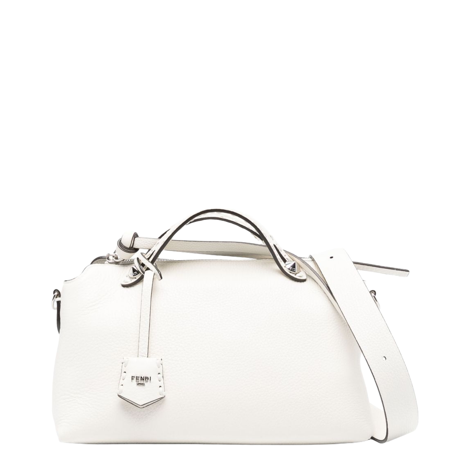 By The Way Medium Leather Shoulder Bags - White - Image 1