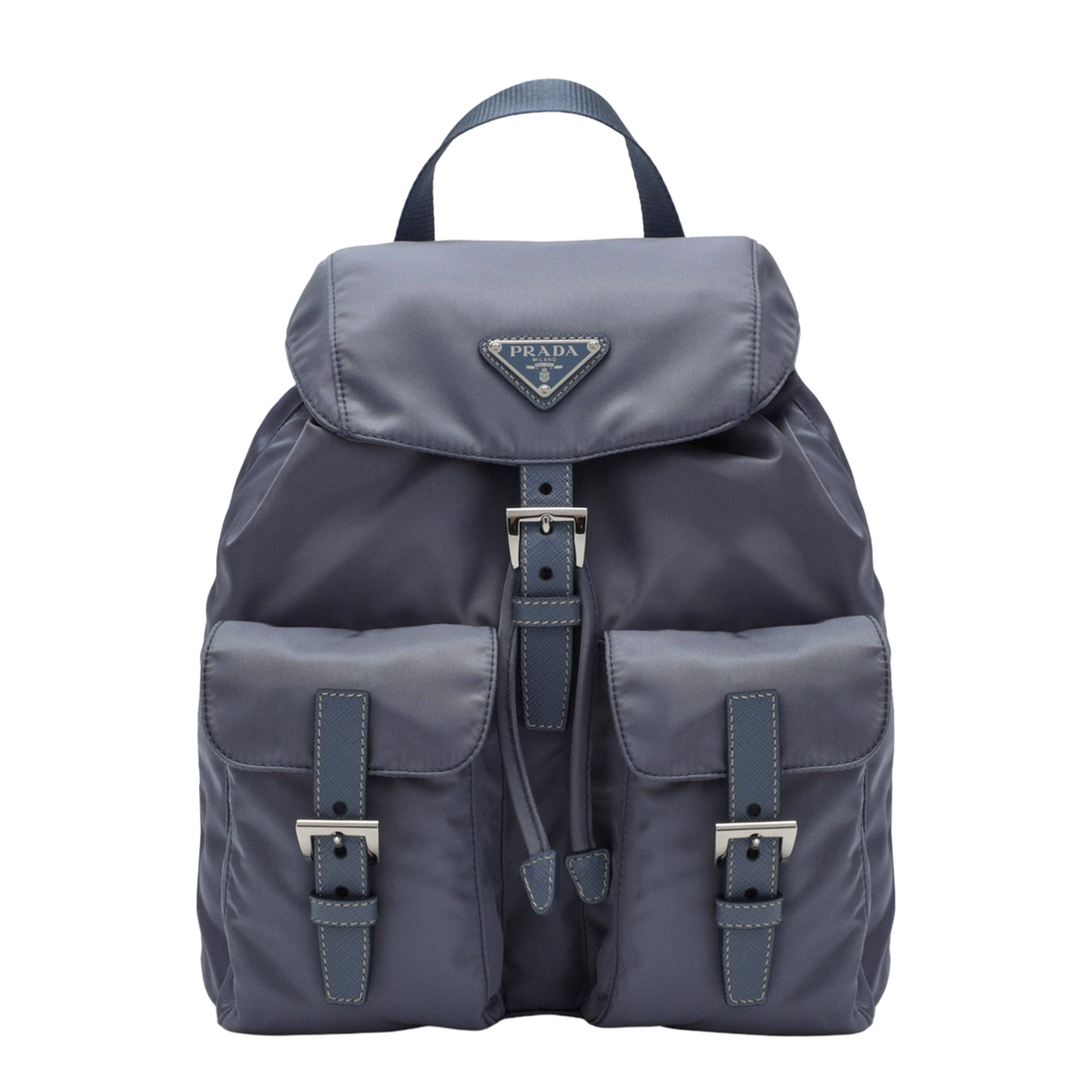 Re-Edition 1978 Small Backpack Aviator Blue in Re-Nylon - Image 1