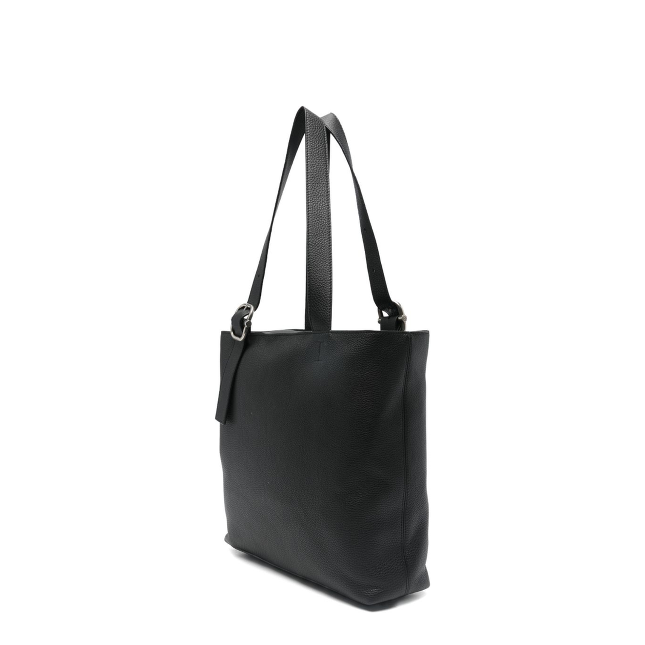 Loop Calfskin Tote - Black - Image 5