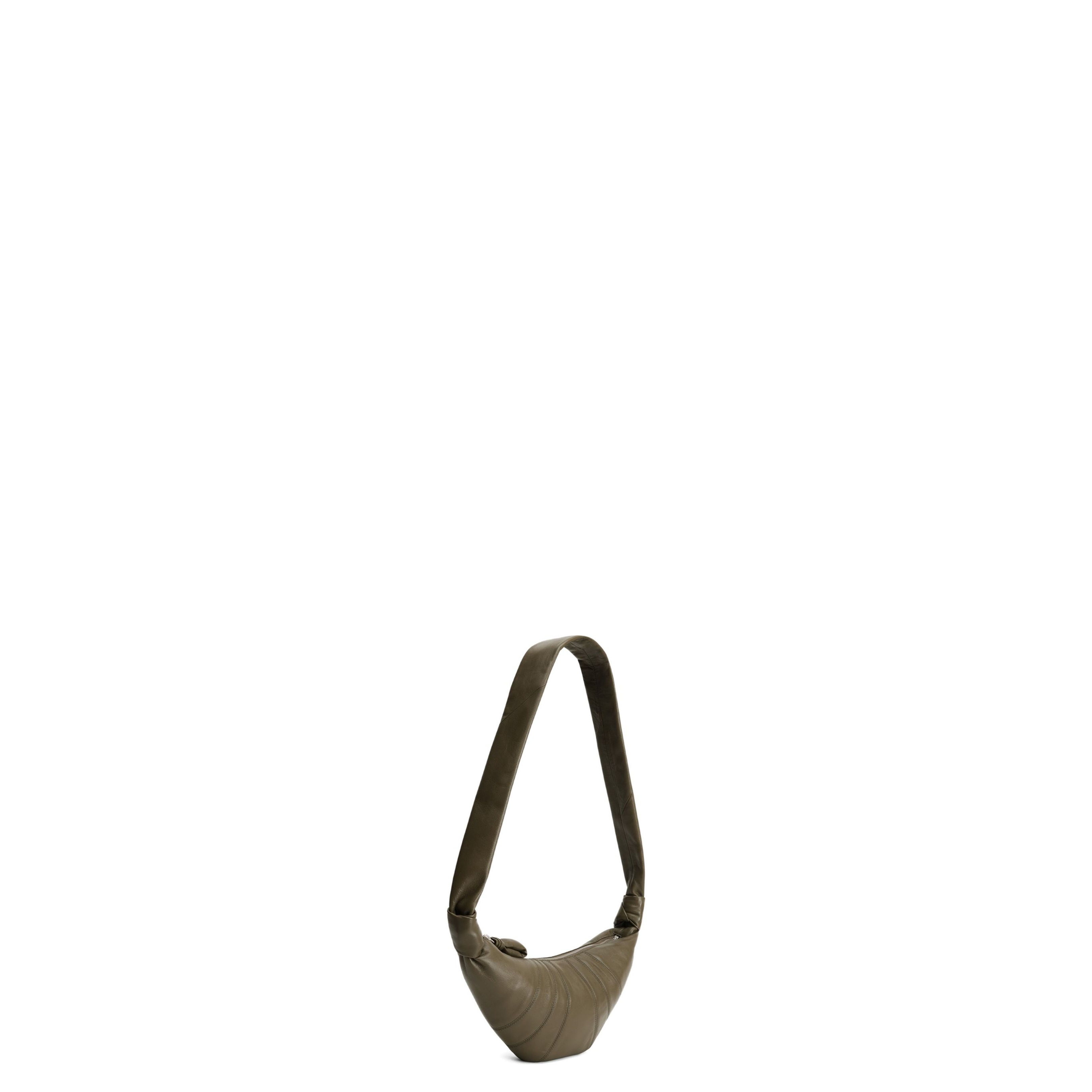 Croissant Small Leather Shoulder Bag - Image 3