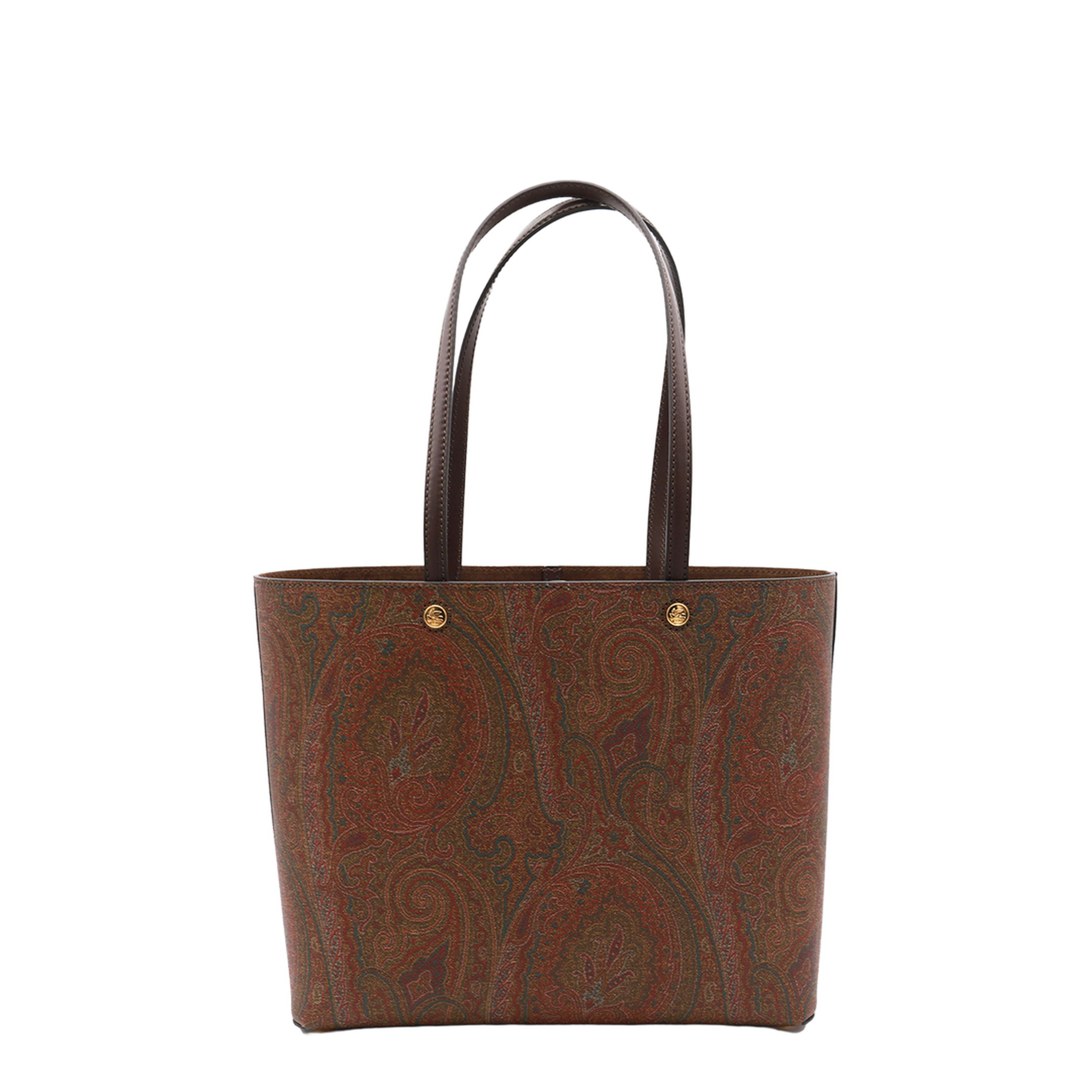 Essential Medium Paisley Jacquard Tote Bag - Brown - Image 4