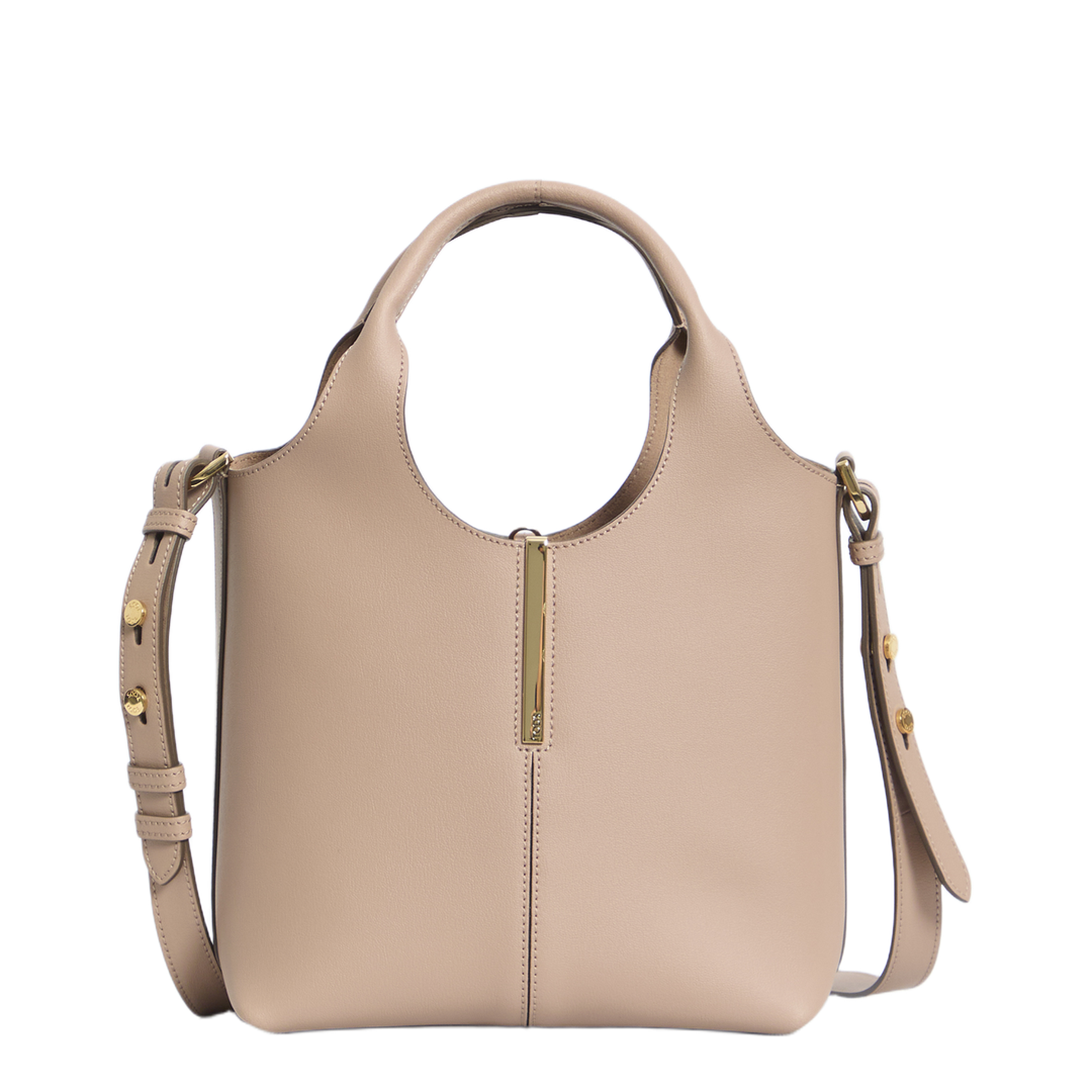 EBR Mini Calfskin Tote Shopping Bag - Natural - Image 1