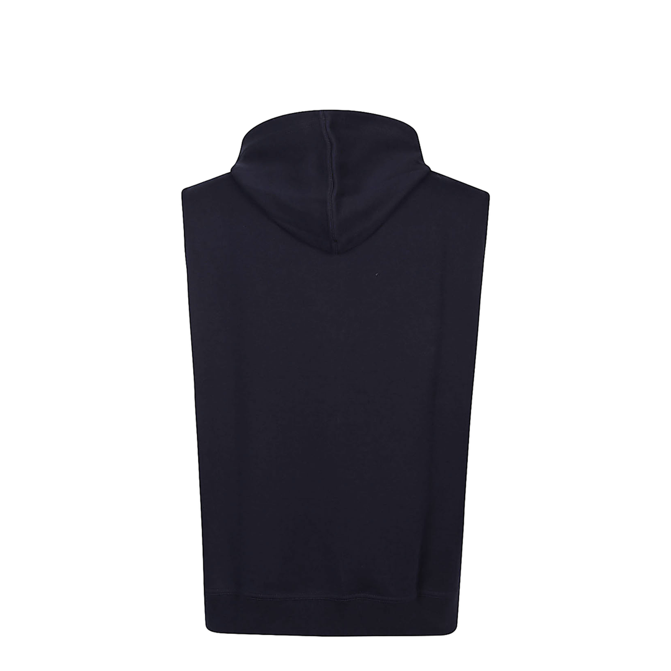 Sleeveless Sweatshirt With Zipper And Hood - Image 2