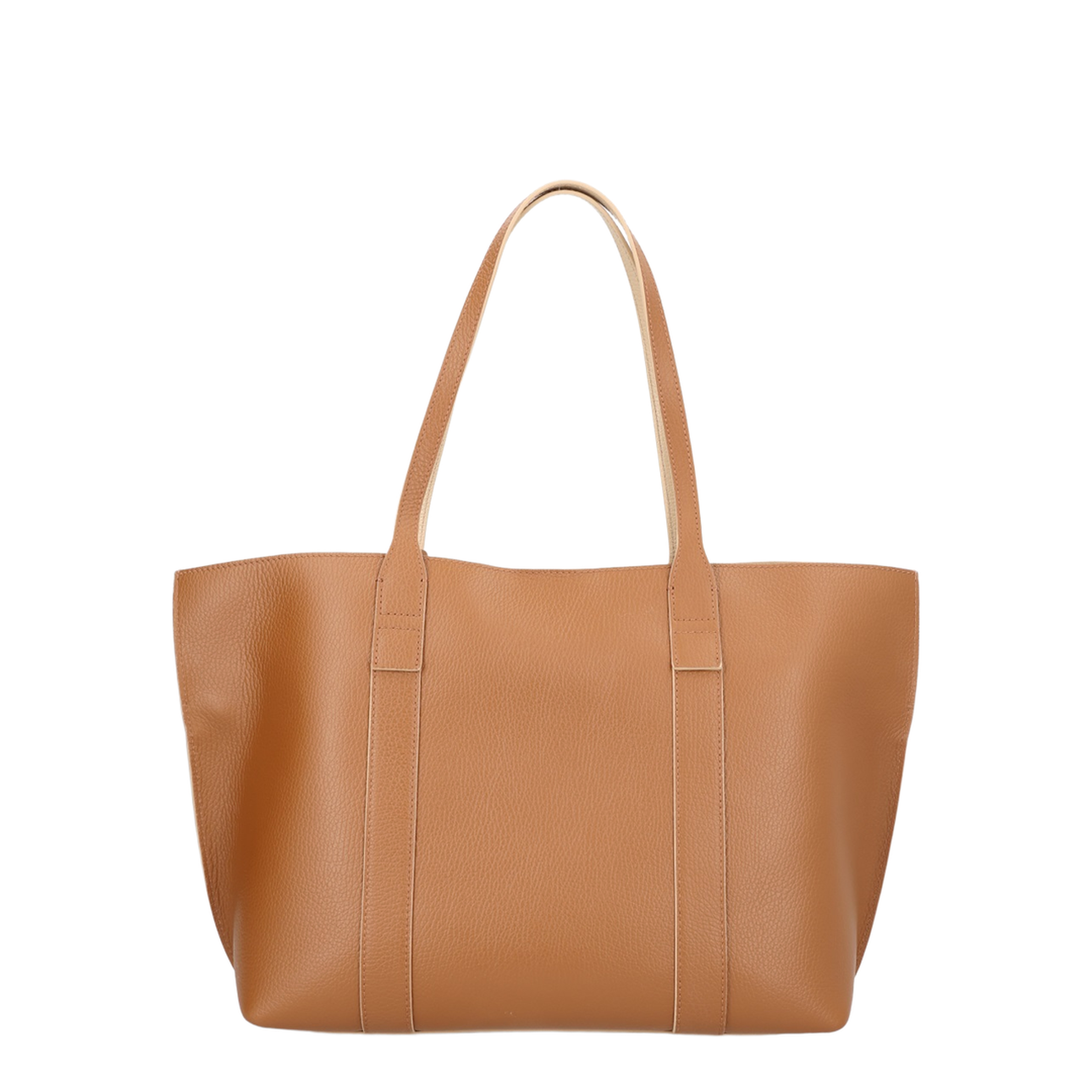 Script Shopping Bag Medium Brown - Image 3