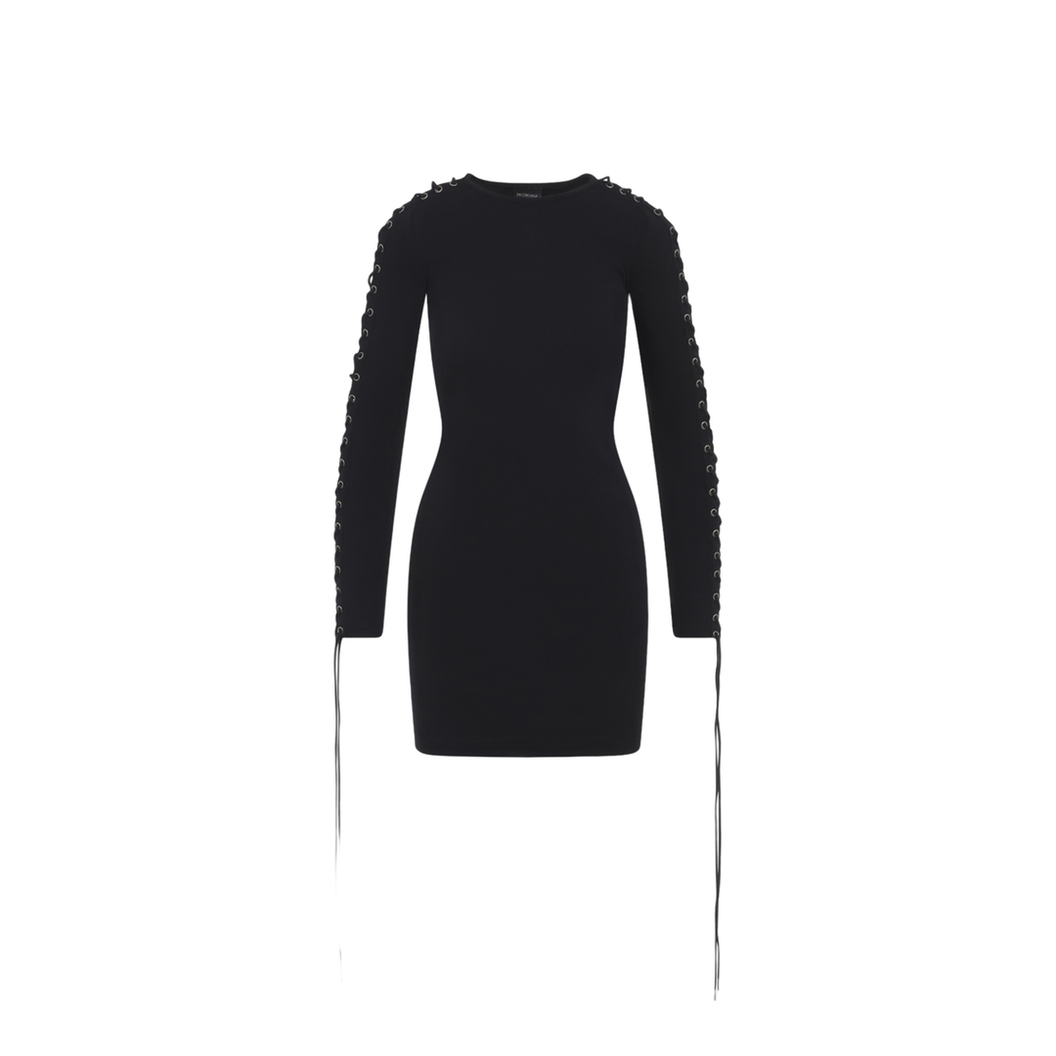 Lace-Up Mini Dress - Image 1