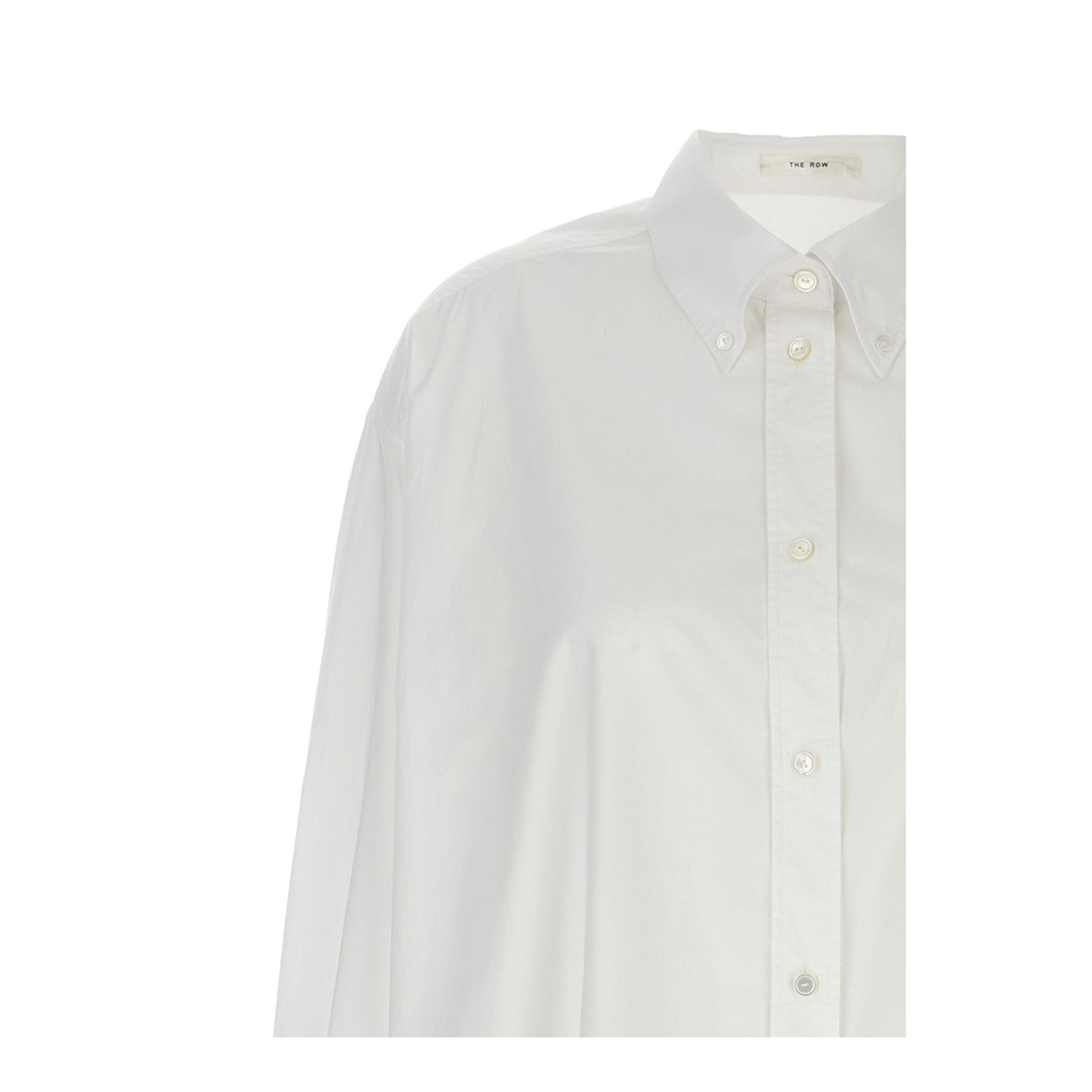 Victoria Shirt White in Cotton - Image 3