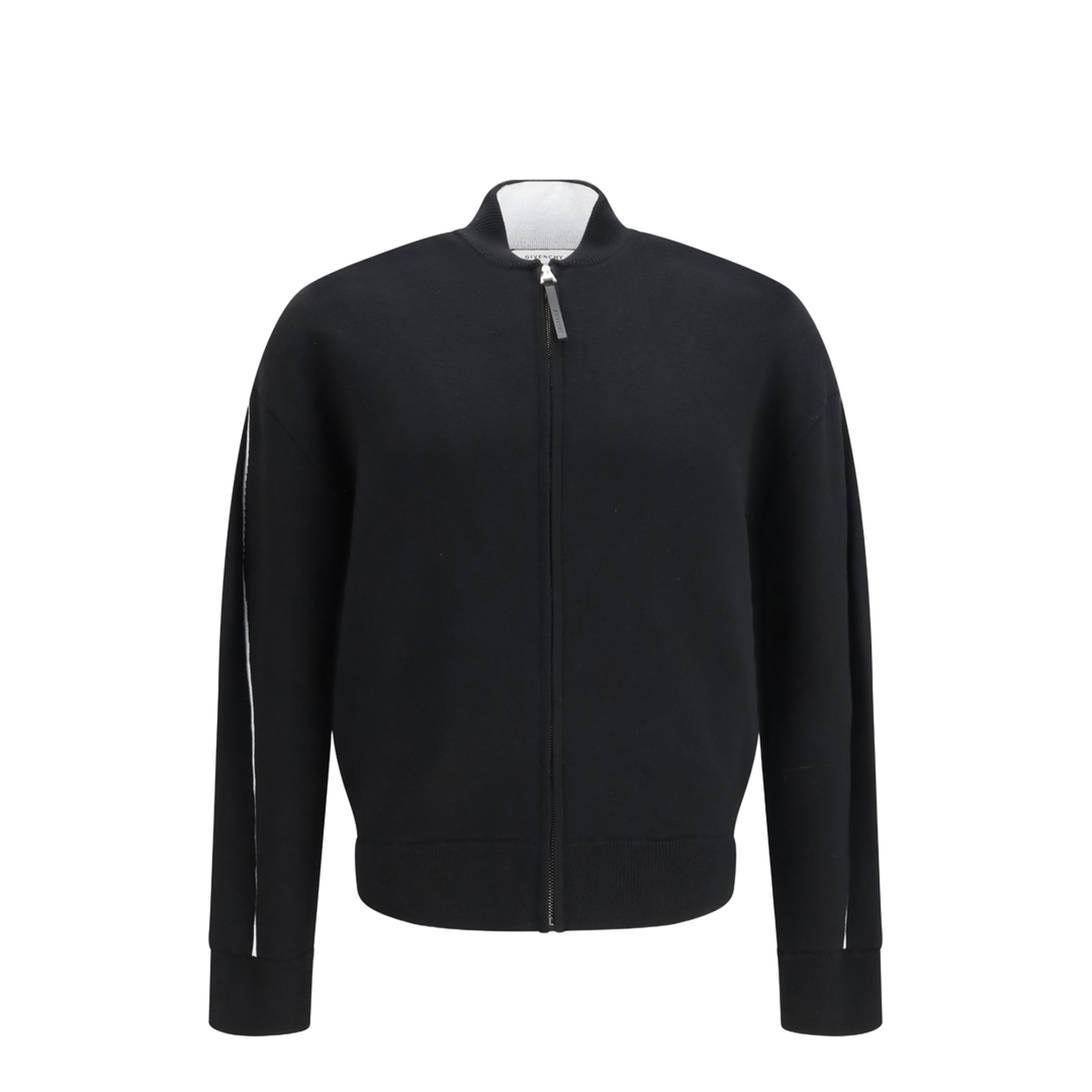 Stretch Wool-Blend Cardigan - Image 1