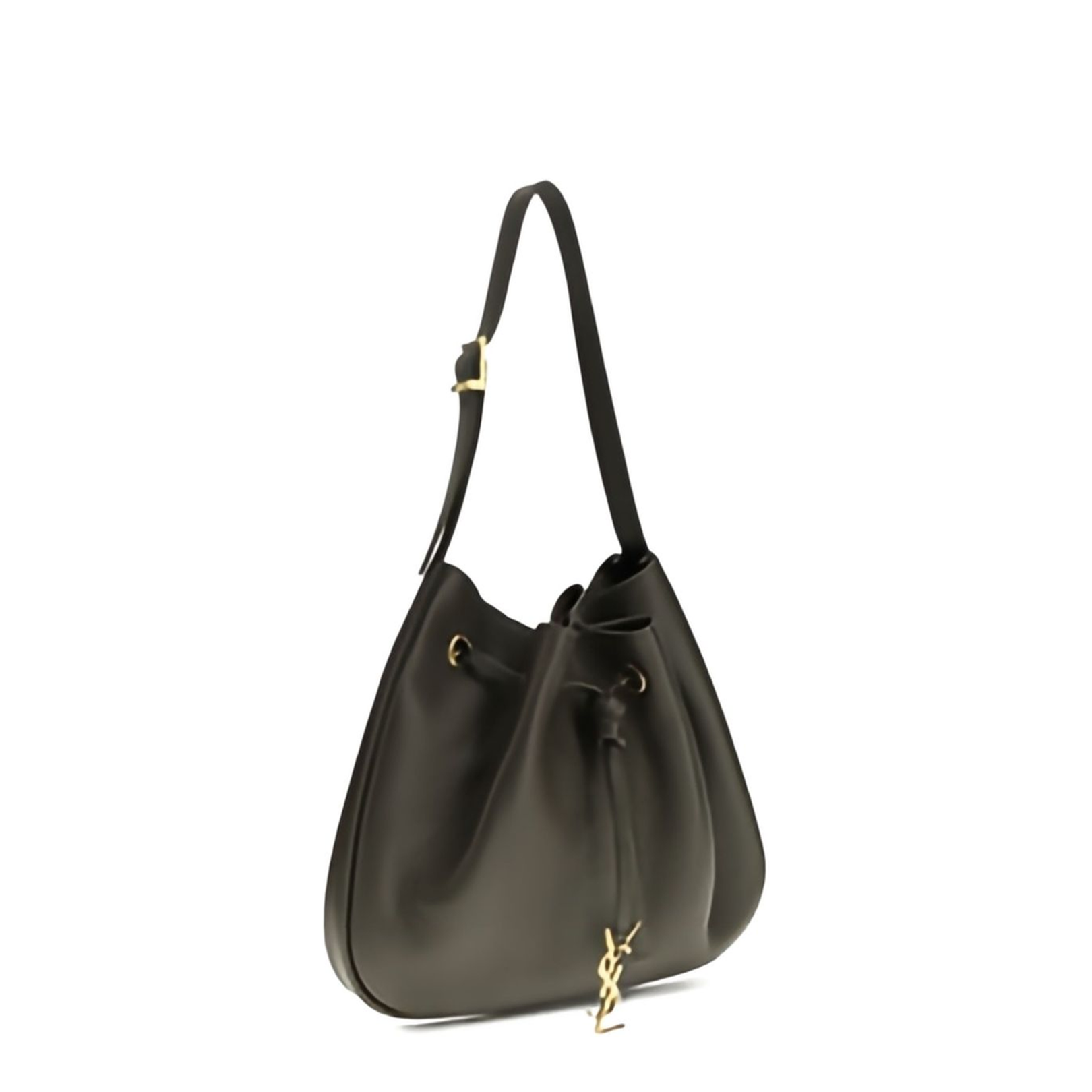 Paris VII Small Leather Shoulder Bags - Dark Green - Image 2