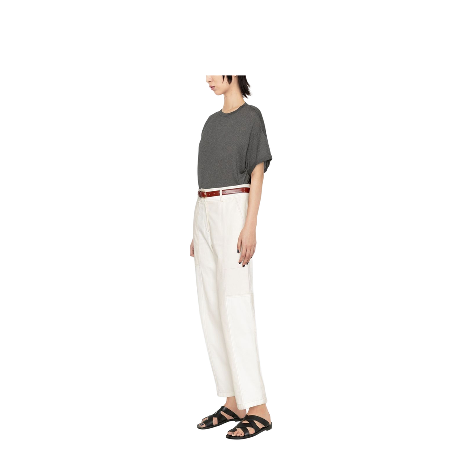 Round-Neck Short-Sleeve T-Shirt - Image 4