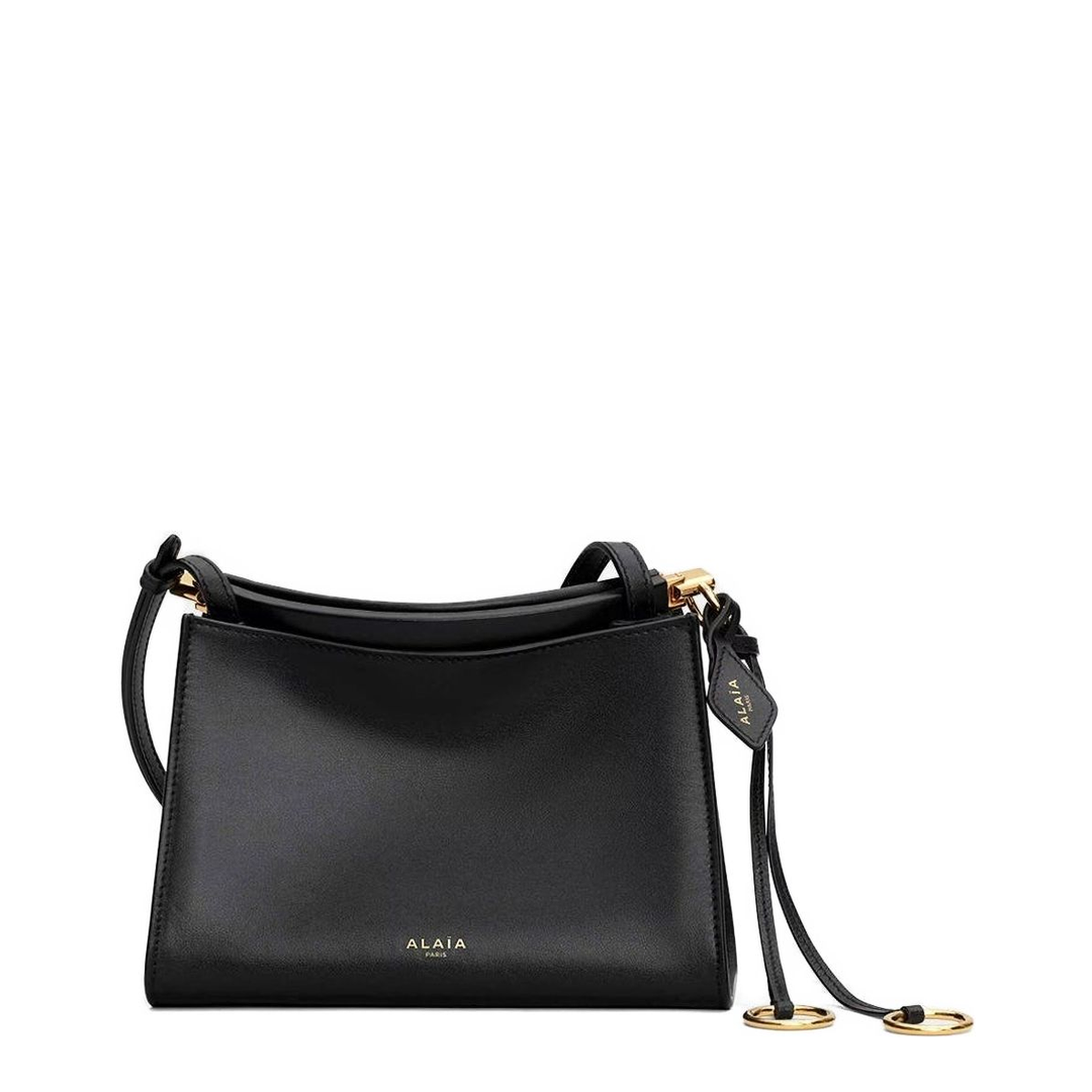 Le Click Small Calfskin Crossbody Bag - Noir - Image 1