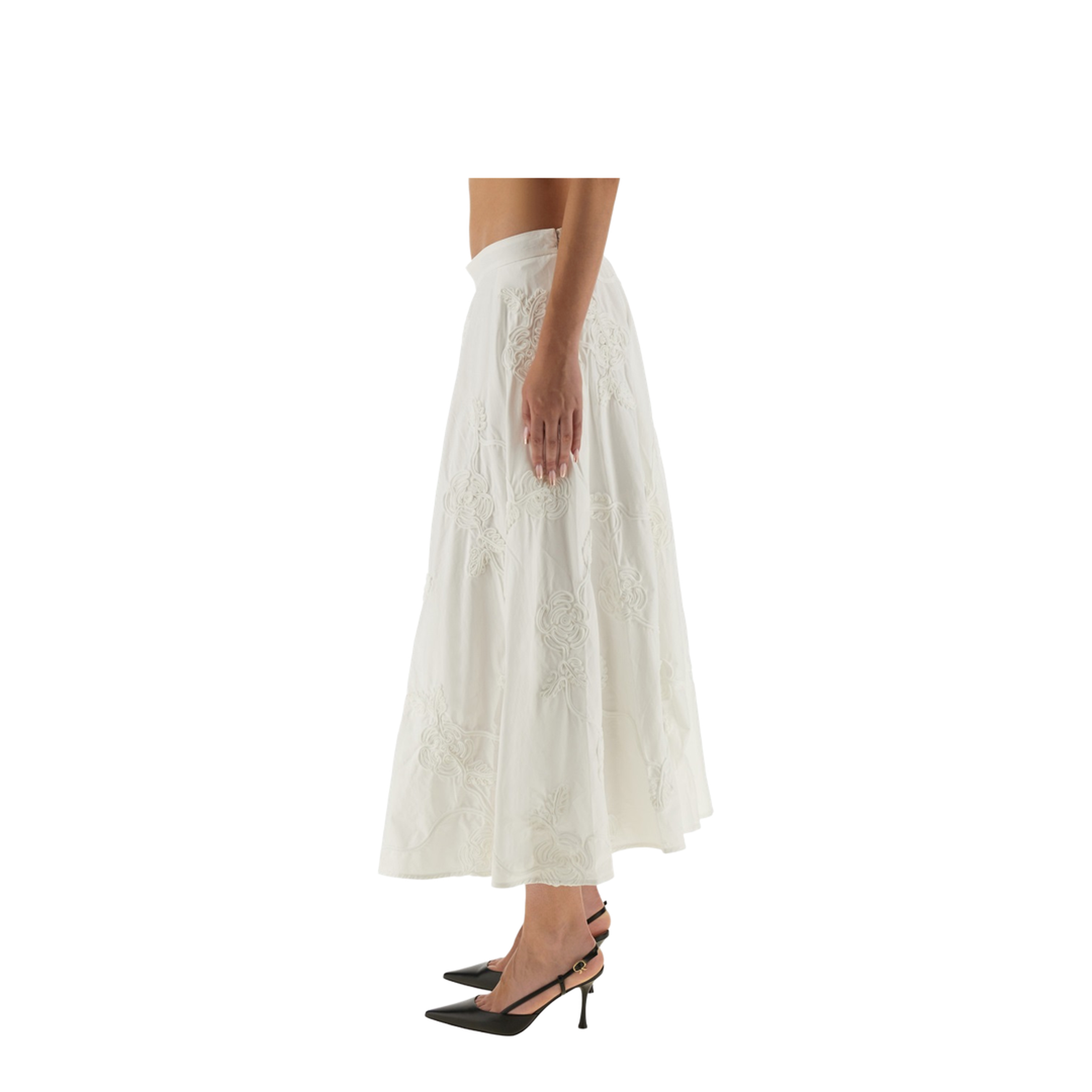 Floral Midi Skirt - Image 4