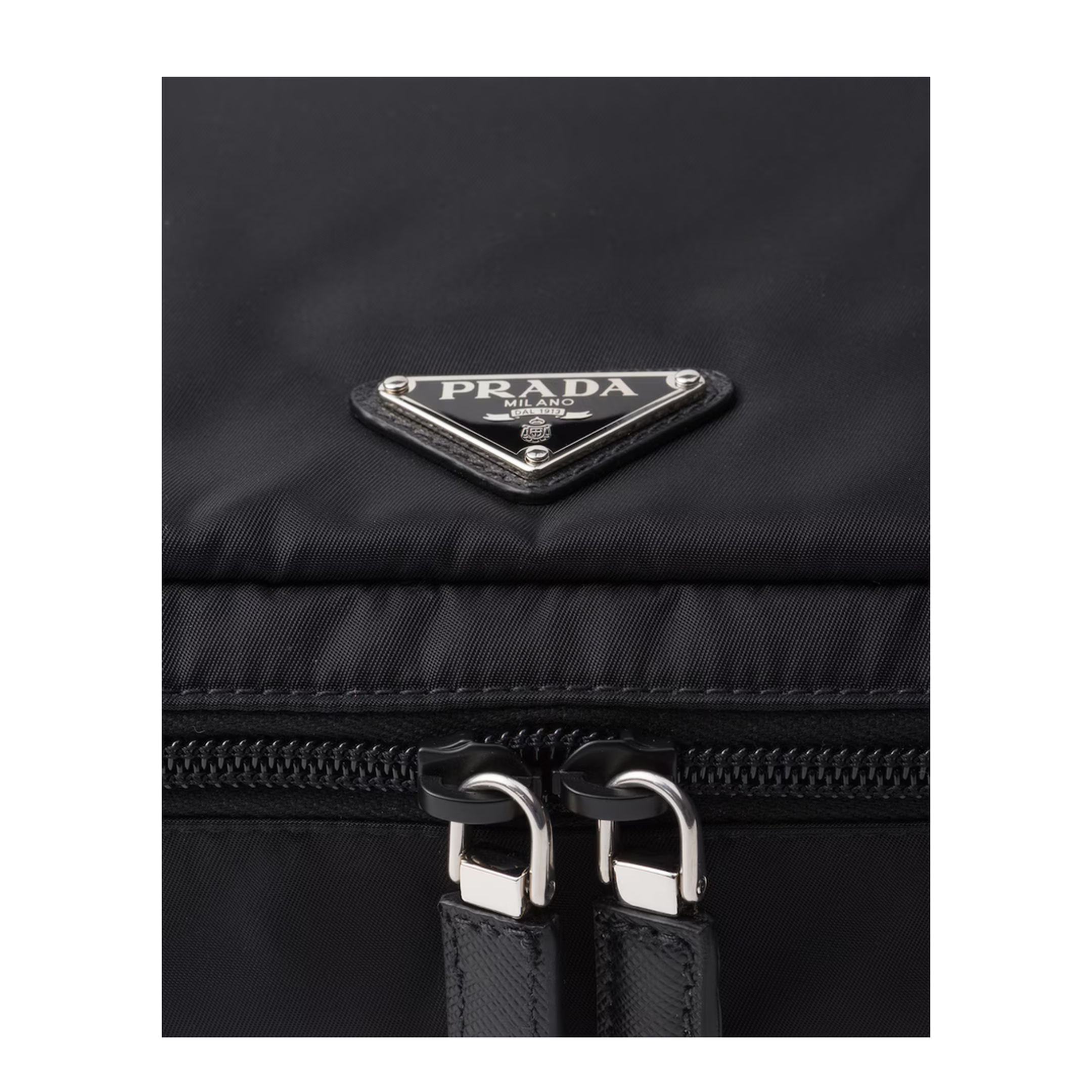 Re-Nylon Large Nylon Wash Bag - Nero - Image 4