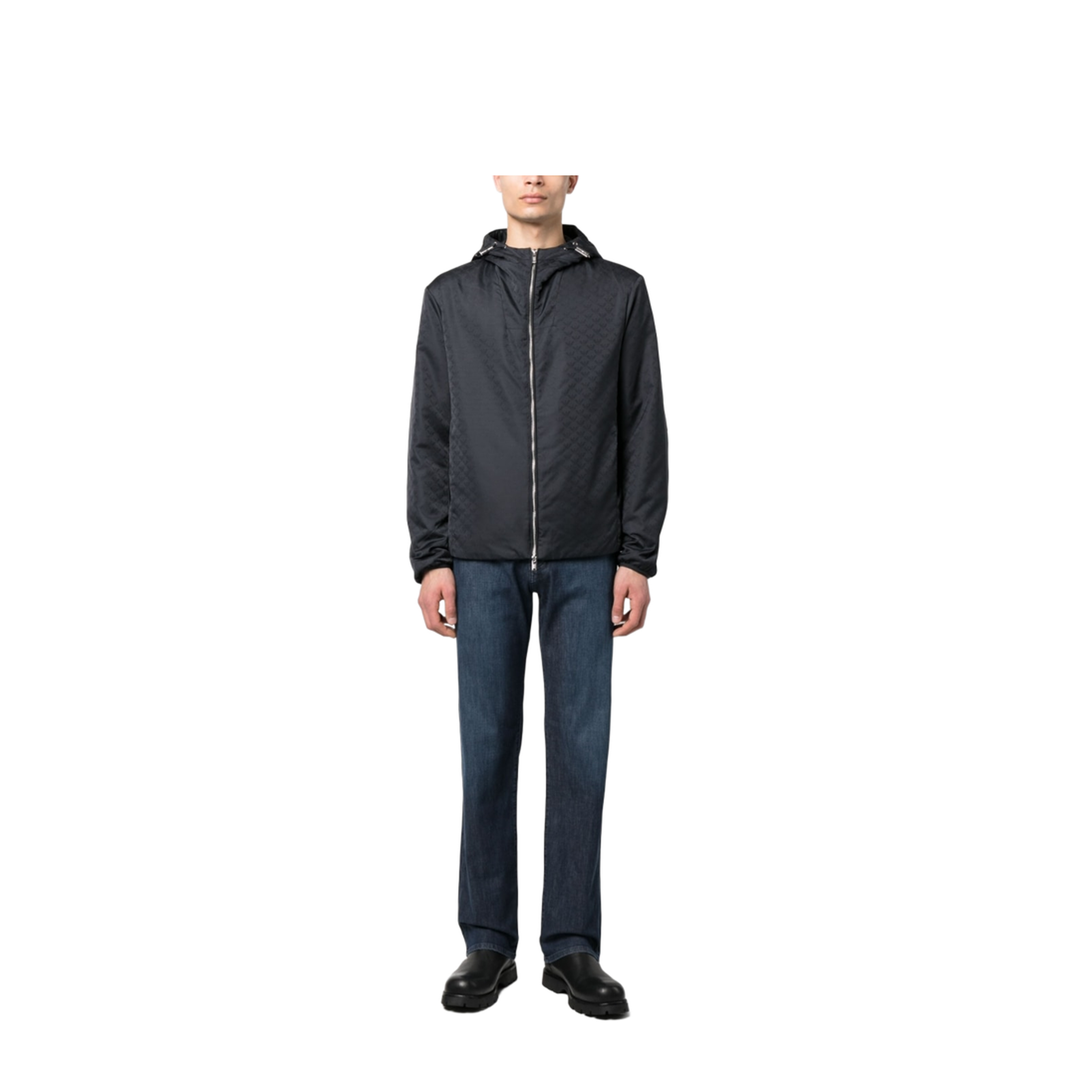 Allover Logo Down Jacket - Image 2
