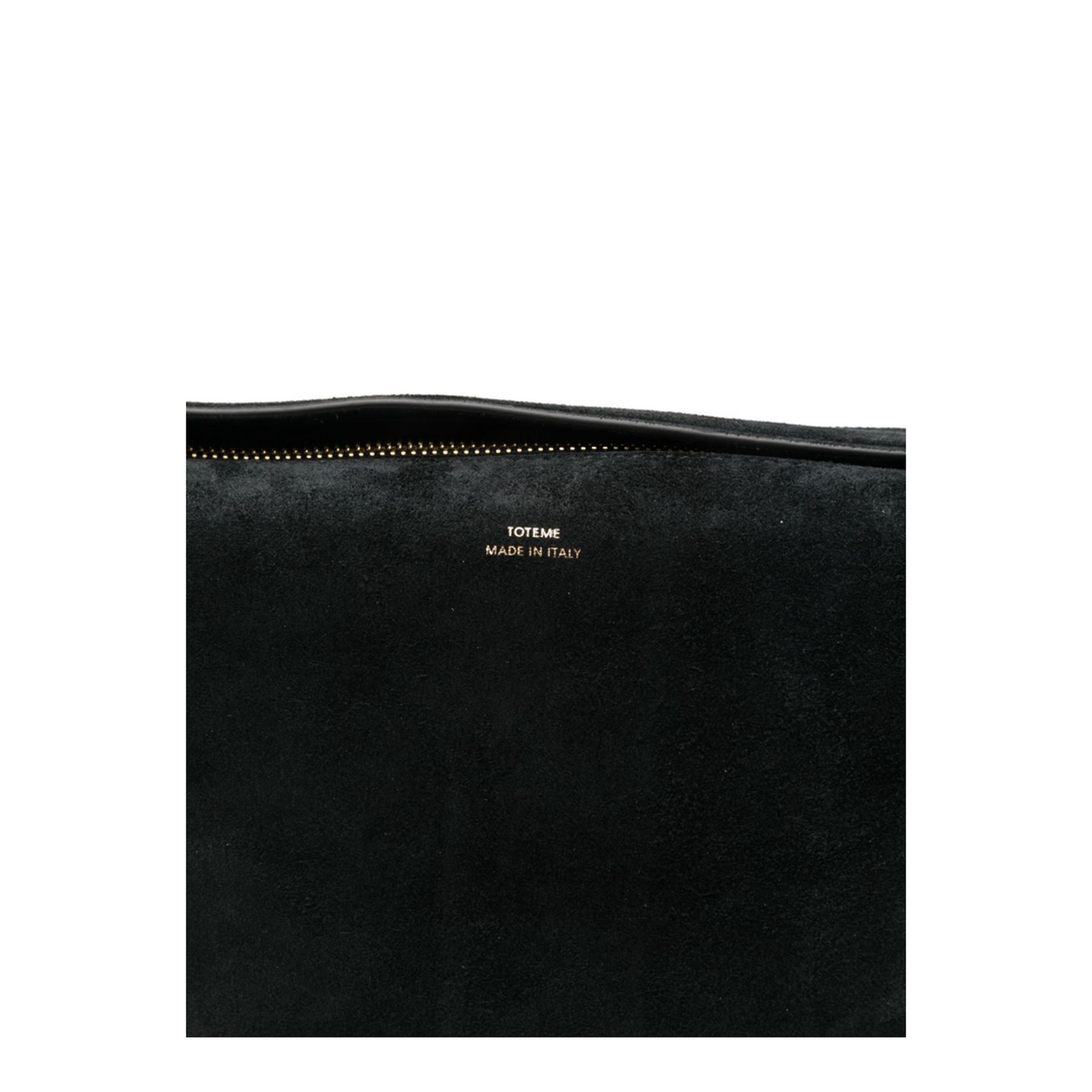 Scoop Calf Suede Shoulder Bag - Black - Image 3