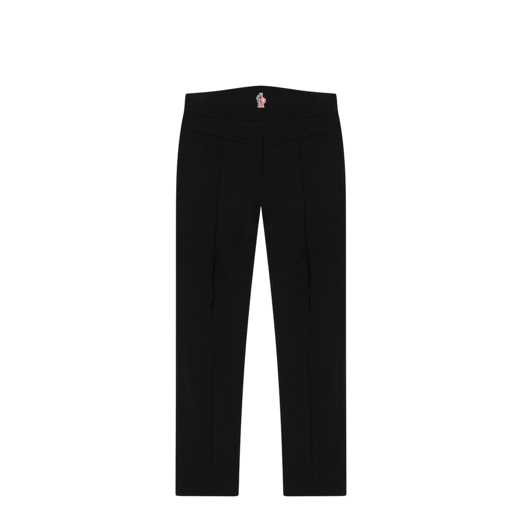Black Stretch Nylon Blend Leggings - Image 2