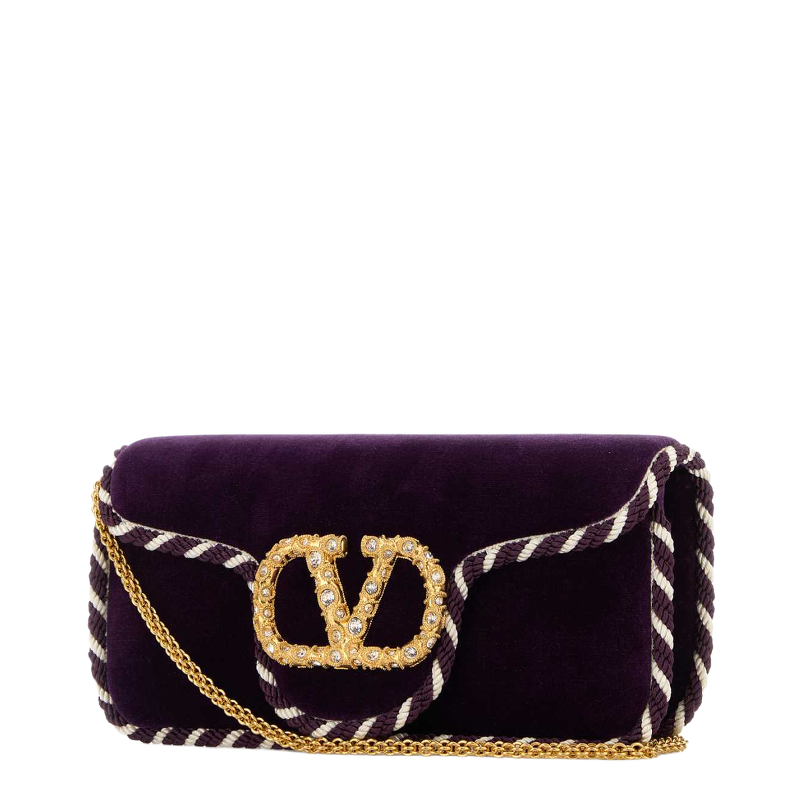 Purple Velvet Clutch - Image 2