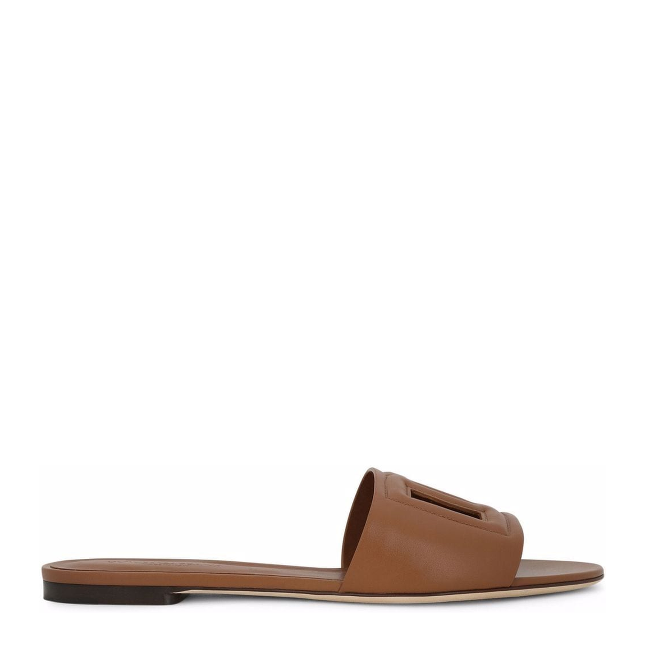 Calfskin Sliders with Logo - Image 1