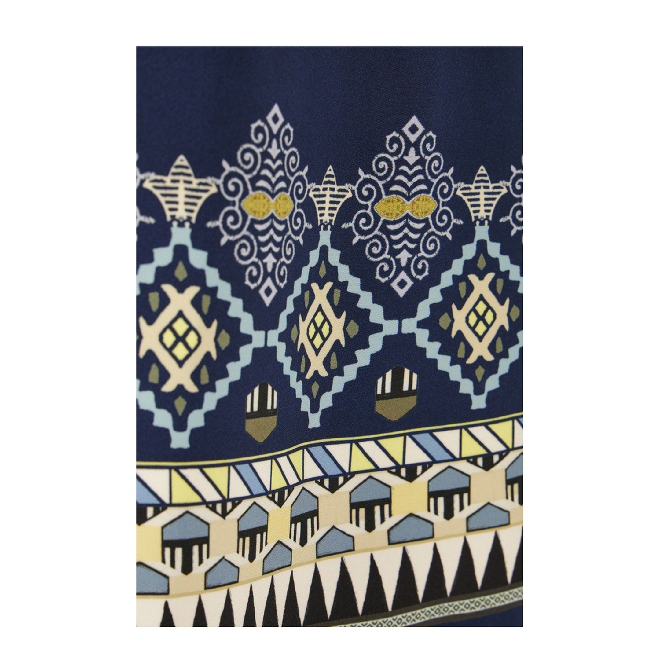 Blue Stretch Viscose Dress - Image 3