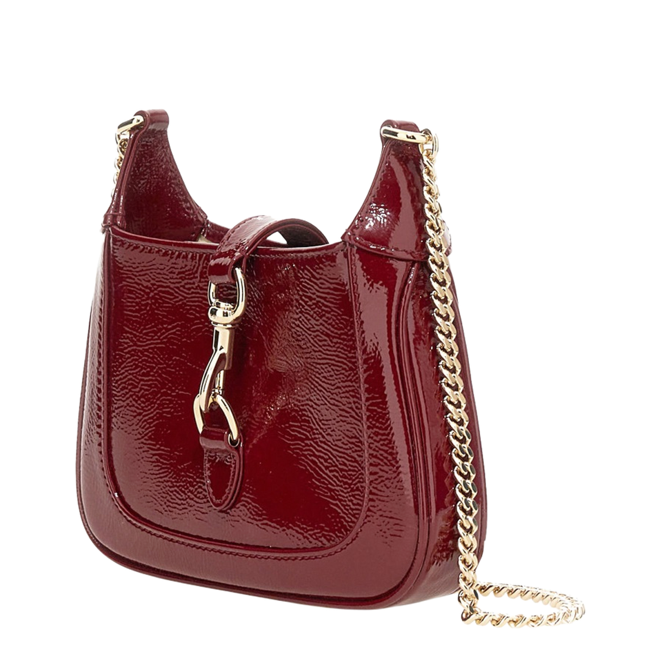 Jackie Notte Mini Charol Patent Leather Bag - Rosso Ancora - Image 2