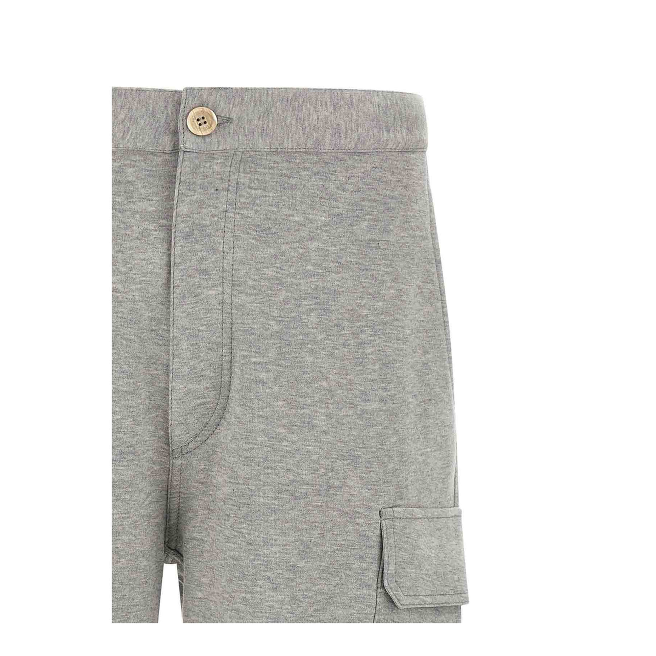 Men's Cargo Bermuda Shorts - Grey - Image 3