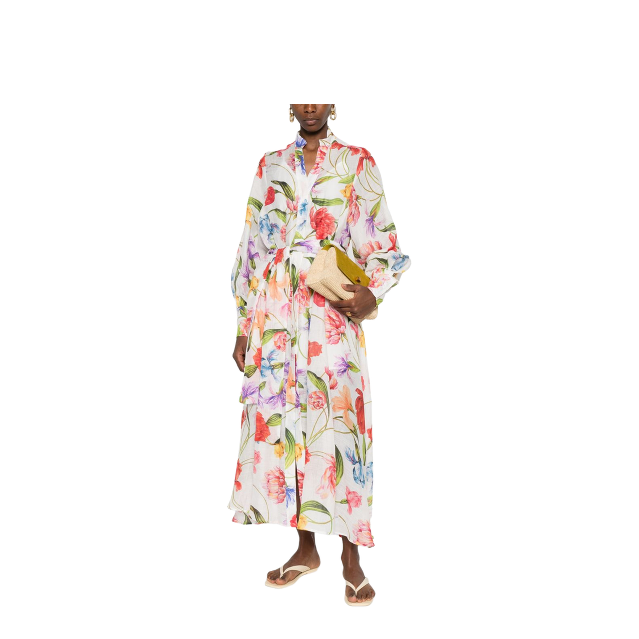 Printed Long Dress - Image 1