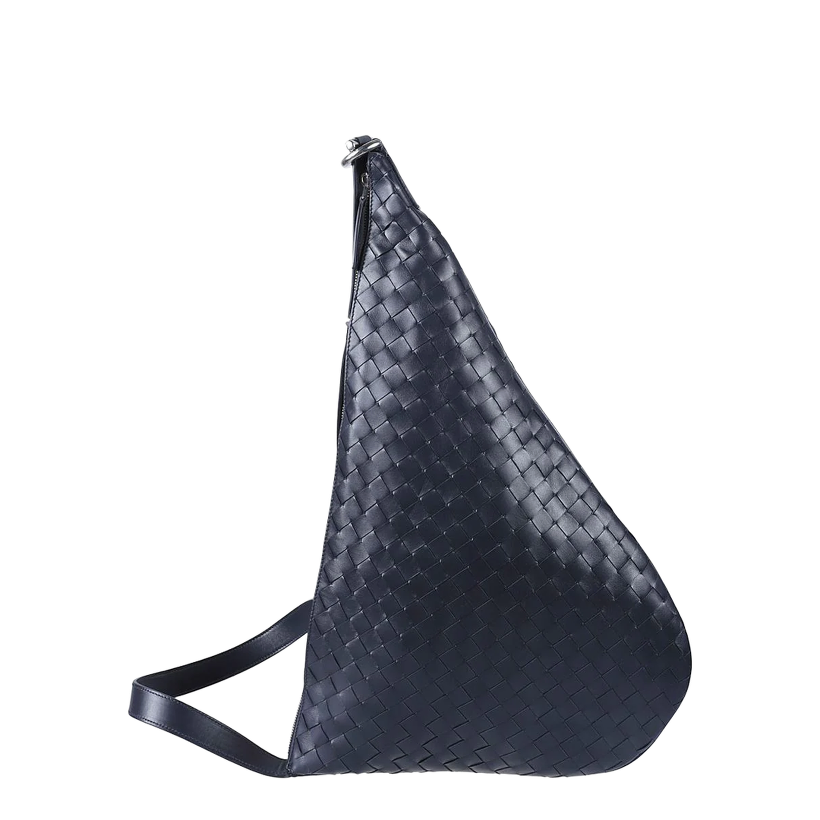 Virgule Medium Leather Shoulder Bags - Black - Image 5