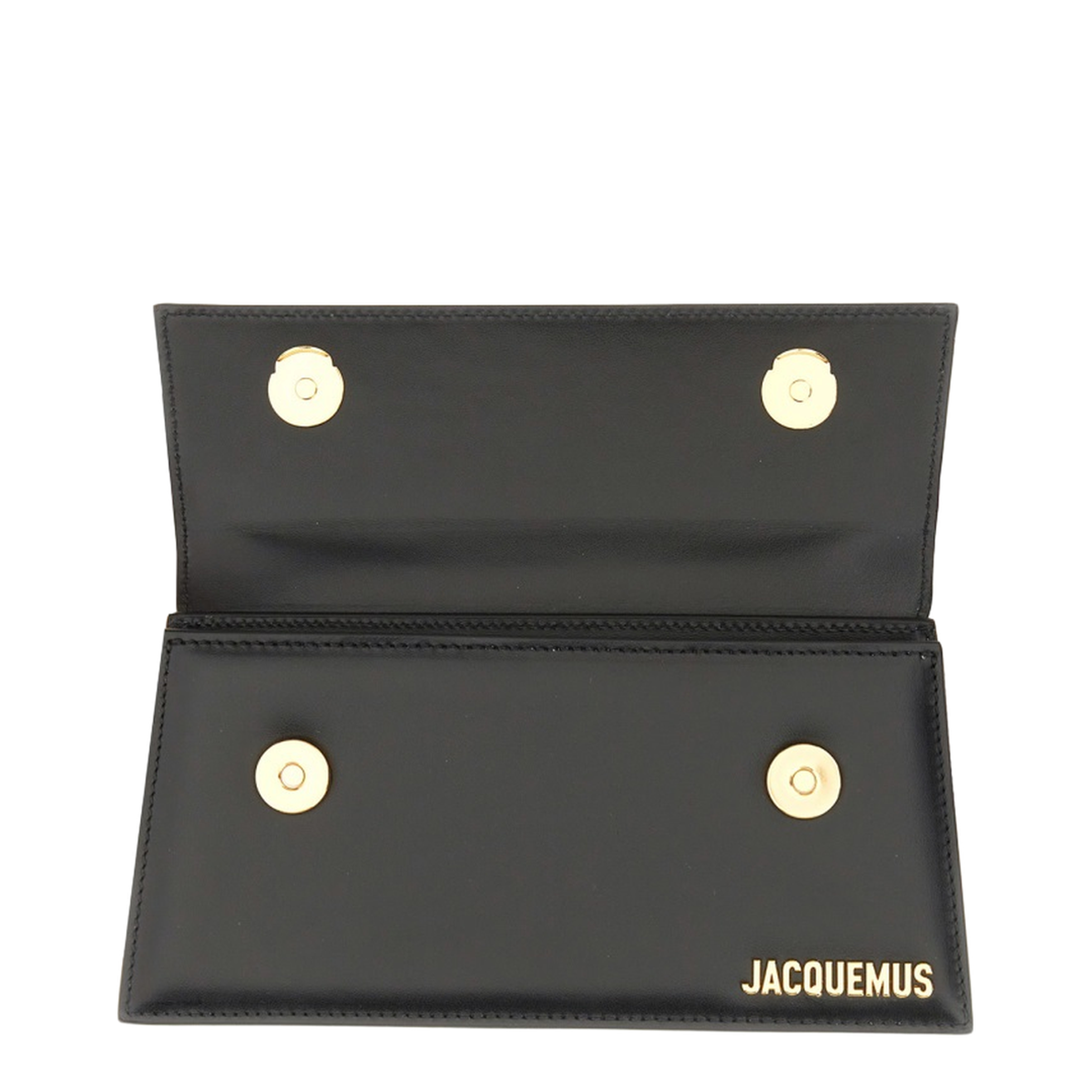Le Chiquito Long Calf Leather Handbag - Black - Image 6