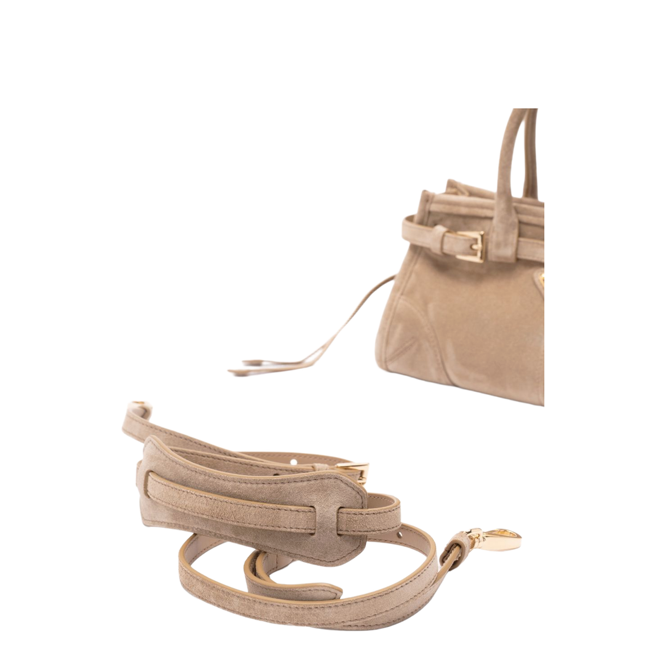 Bonnie Mini Suede Handbags - Deserto - Image 7