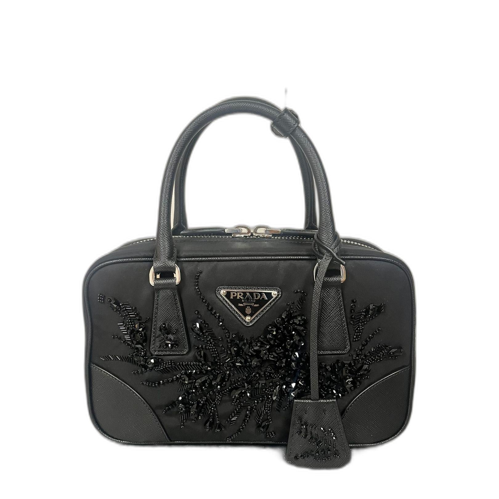 Tessuto+Saffiano 2Way Shoulder Crossbody Hand Bag - Image 1