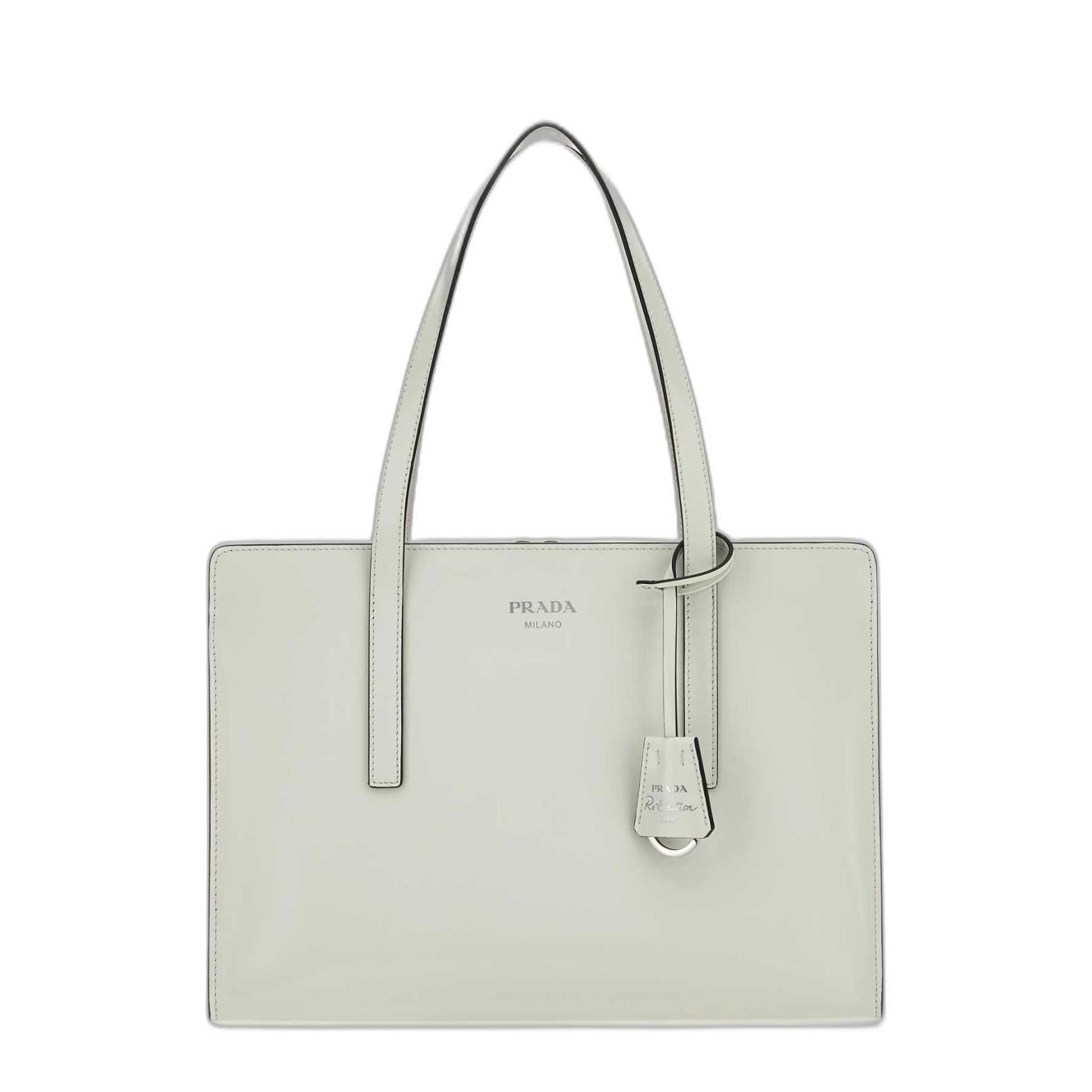 Logo Printed Zipped Tote Bag - Image 1