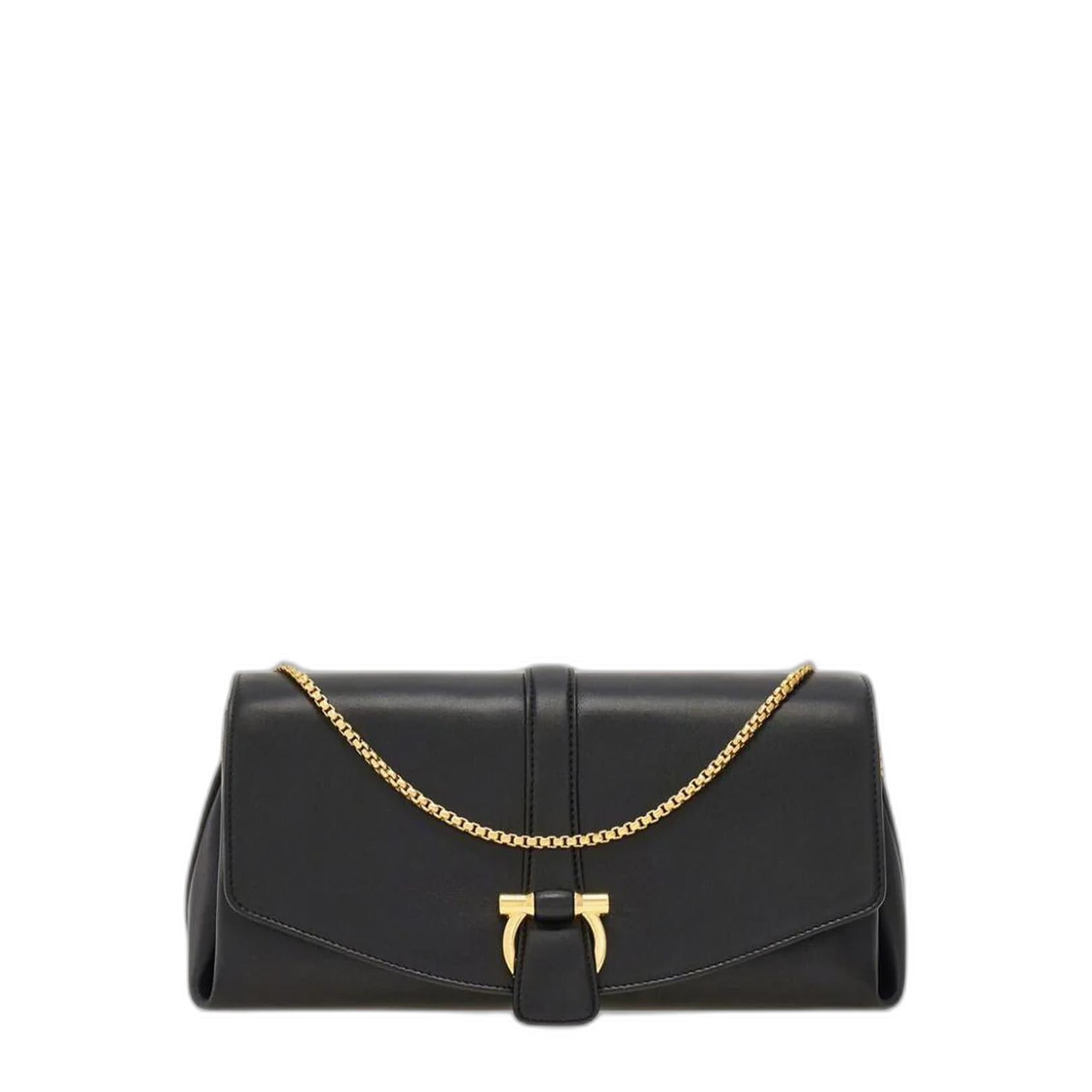 Salvatore Ferragamo Foldover Top Crossbody Bag - Image 1