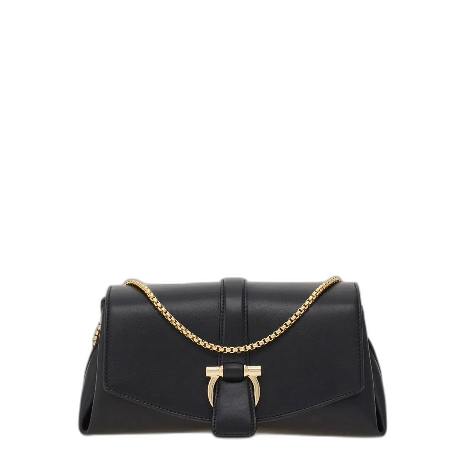 Horsebit 1955 Small Leather Shoulder Bag - Black - Image 1