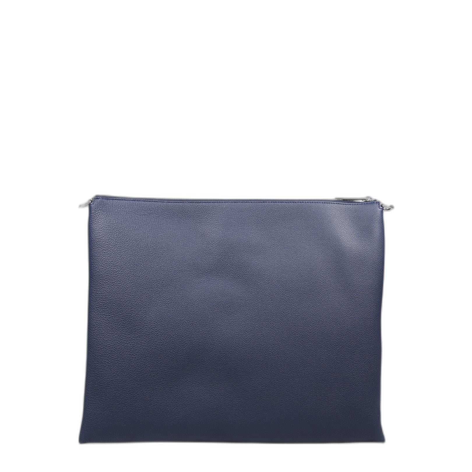 Roma After
Dark Blue Leather Pouch - Image 2