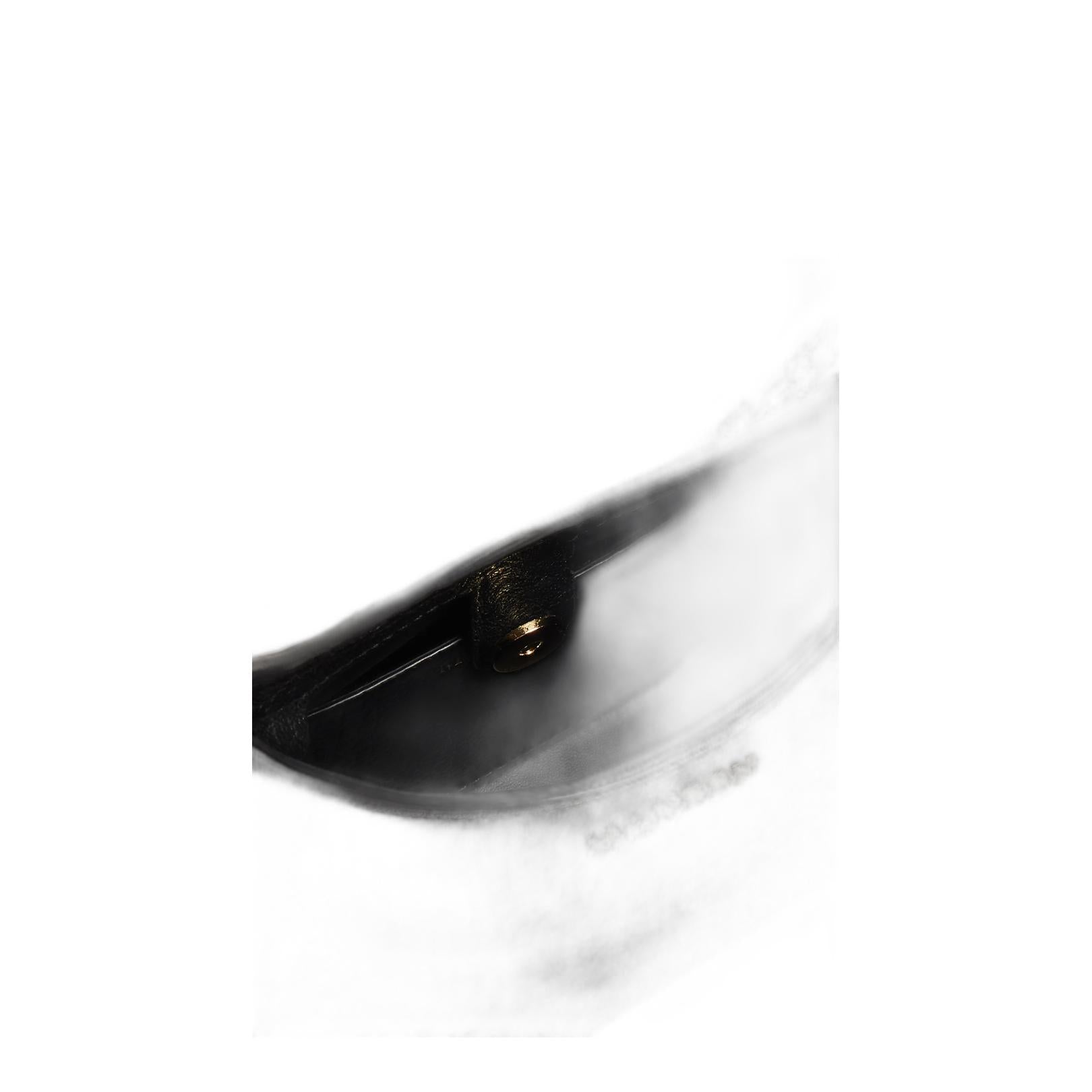 Mini Cross-bar Bag In Black/gold - Image 6