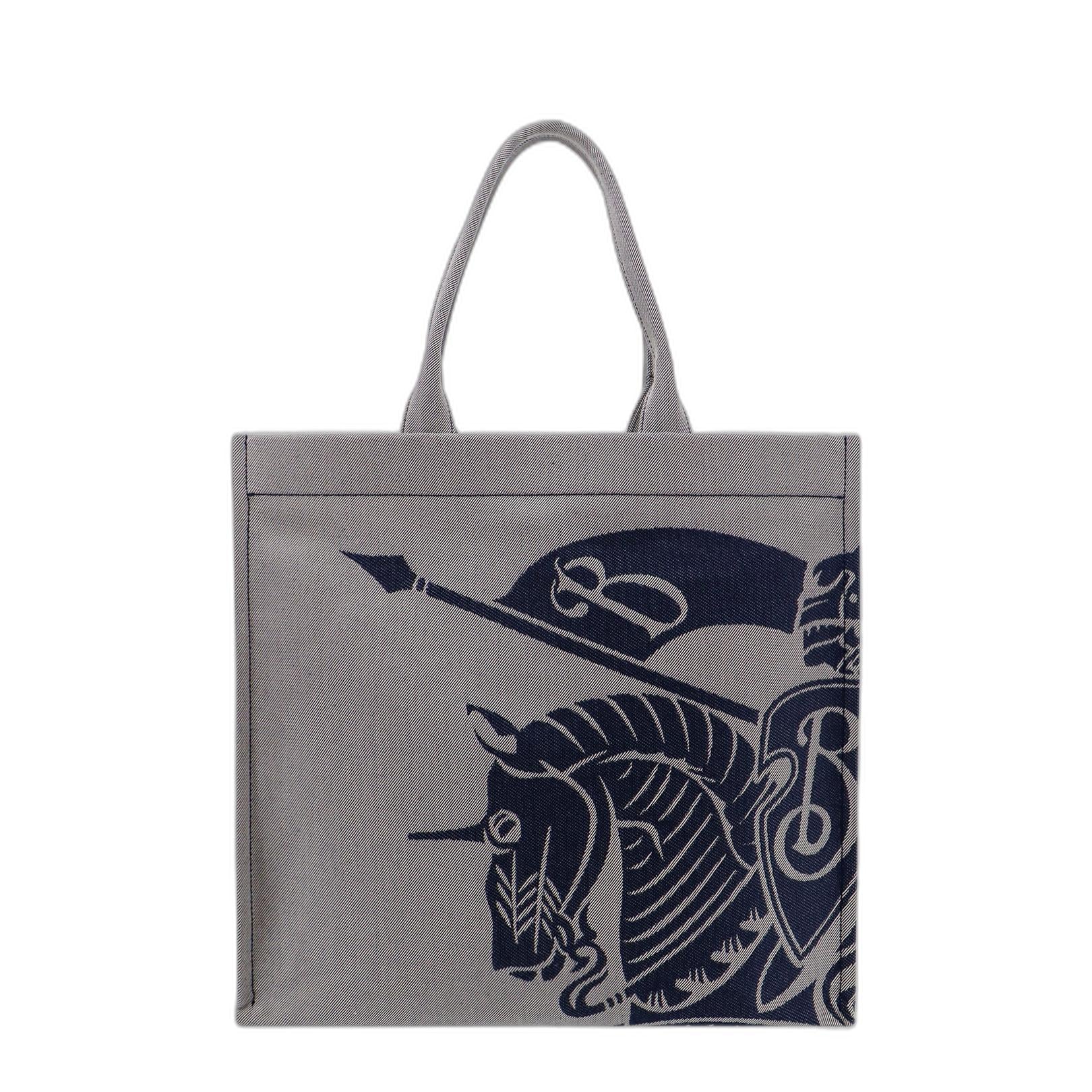 Grey Equestrian Knight Tote Bag - Image 1