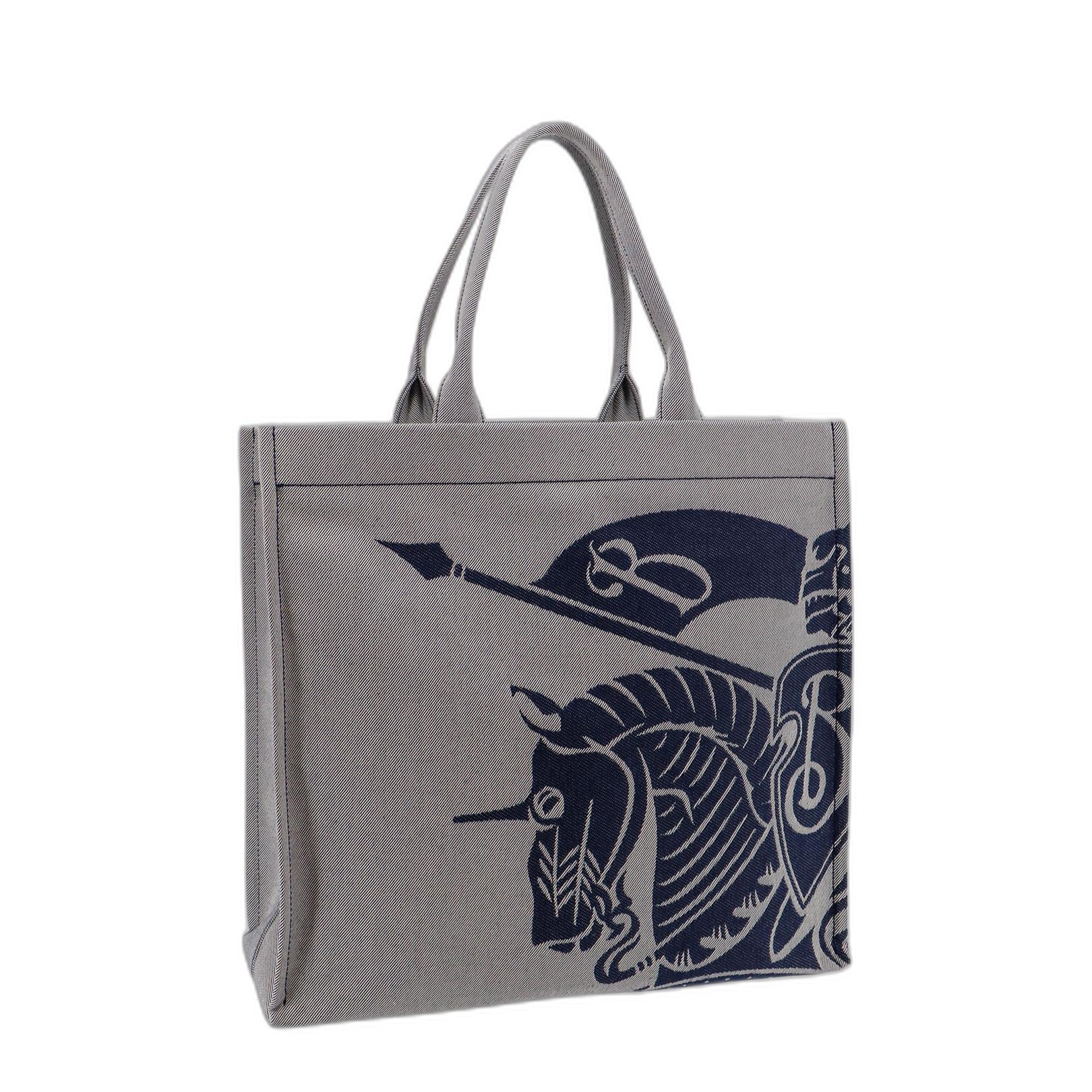 Grey Equestrian Knight Tote Bag - Image 3