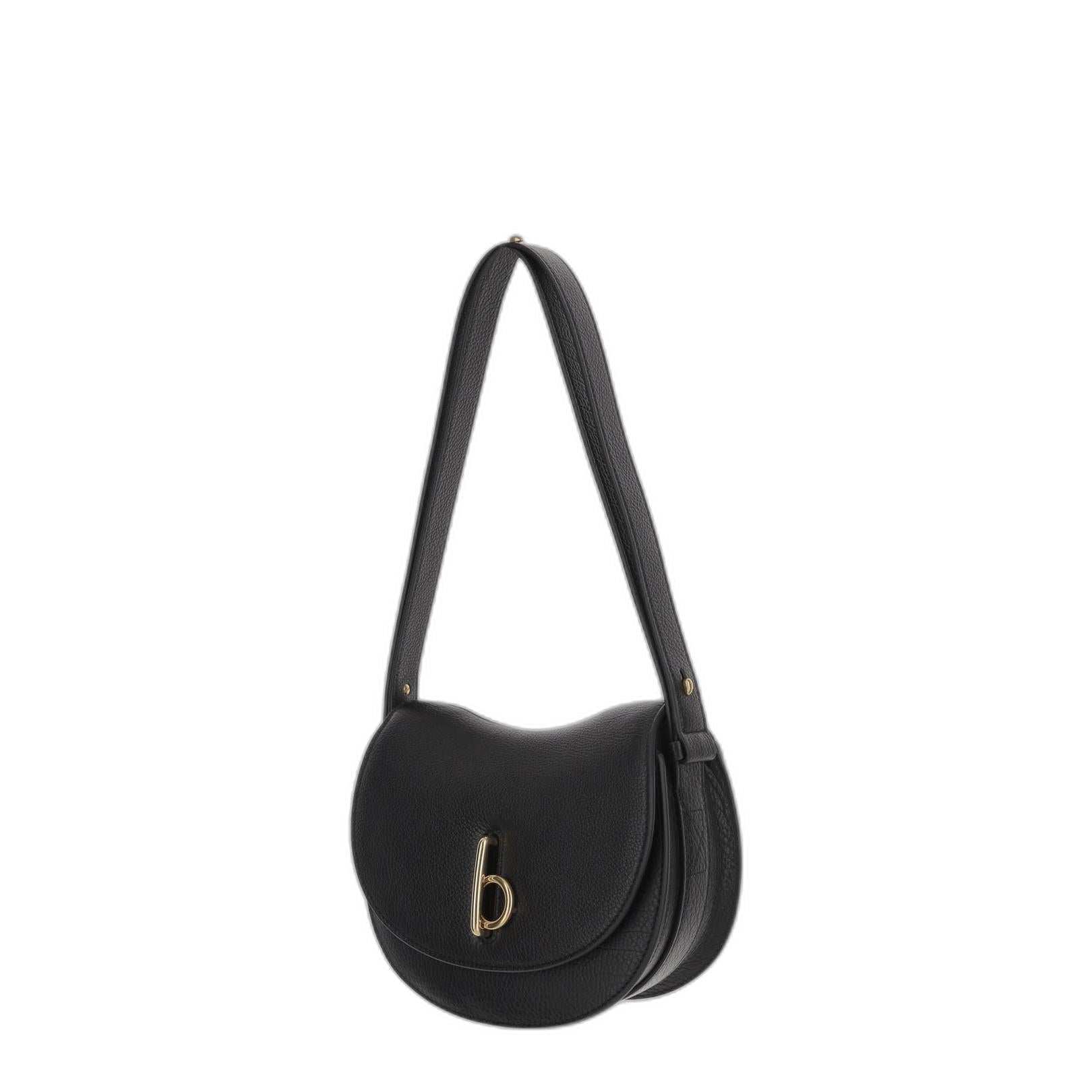 Rocking Horse Calfskin Shoulder Bag - Black - Image 2