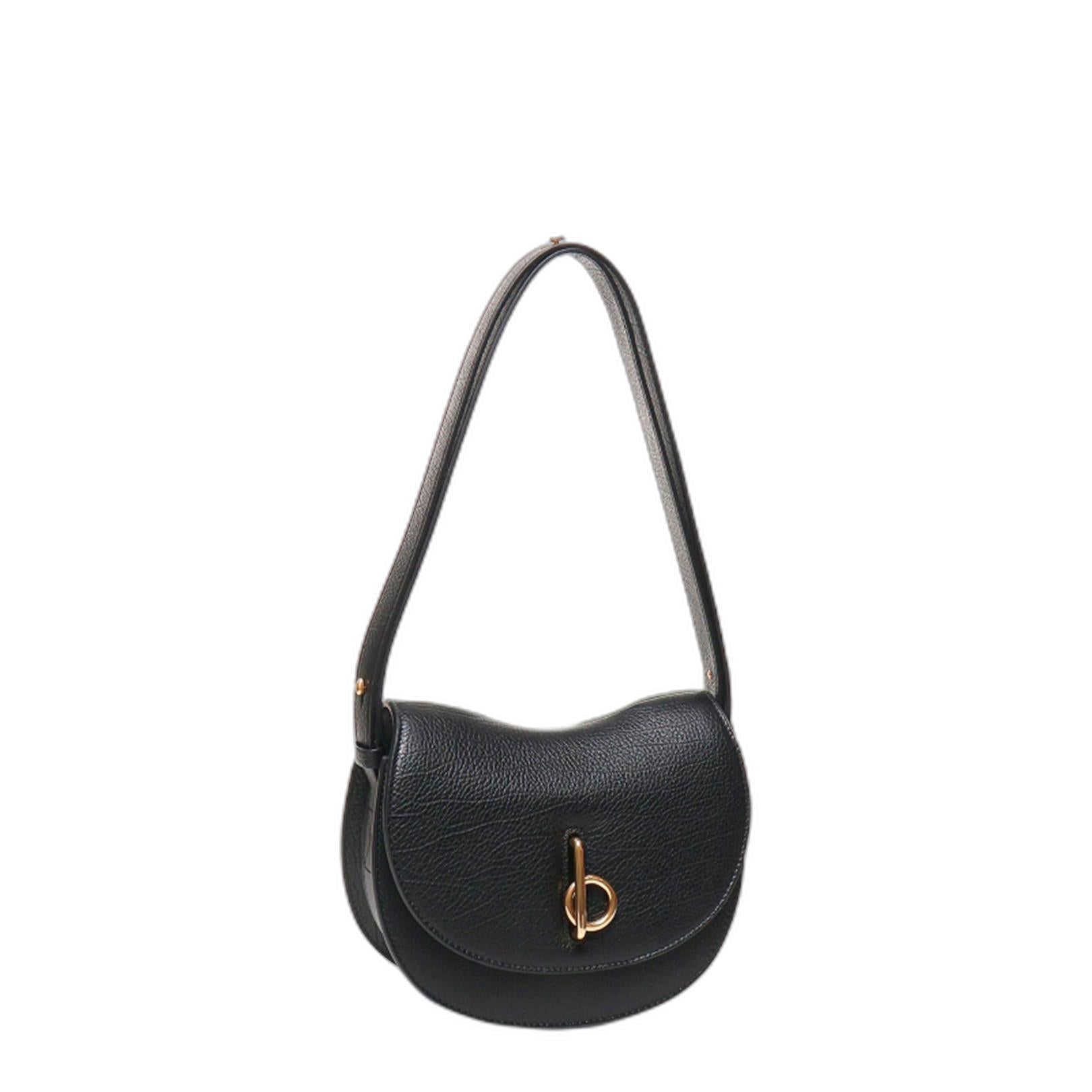 Rocking Horse Calfskin Shoulder Bag - Black - Image 3