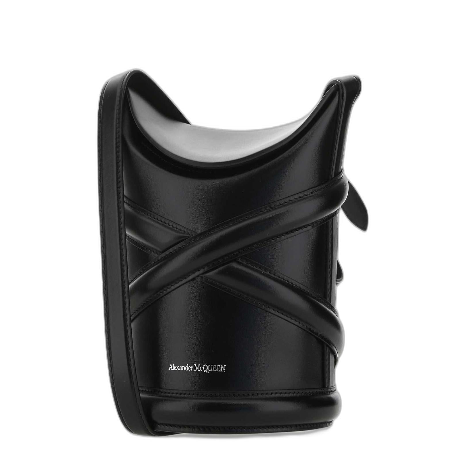 The Curve Leather Bucket Bag - Image 2