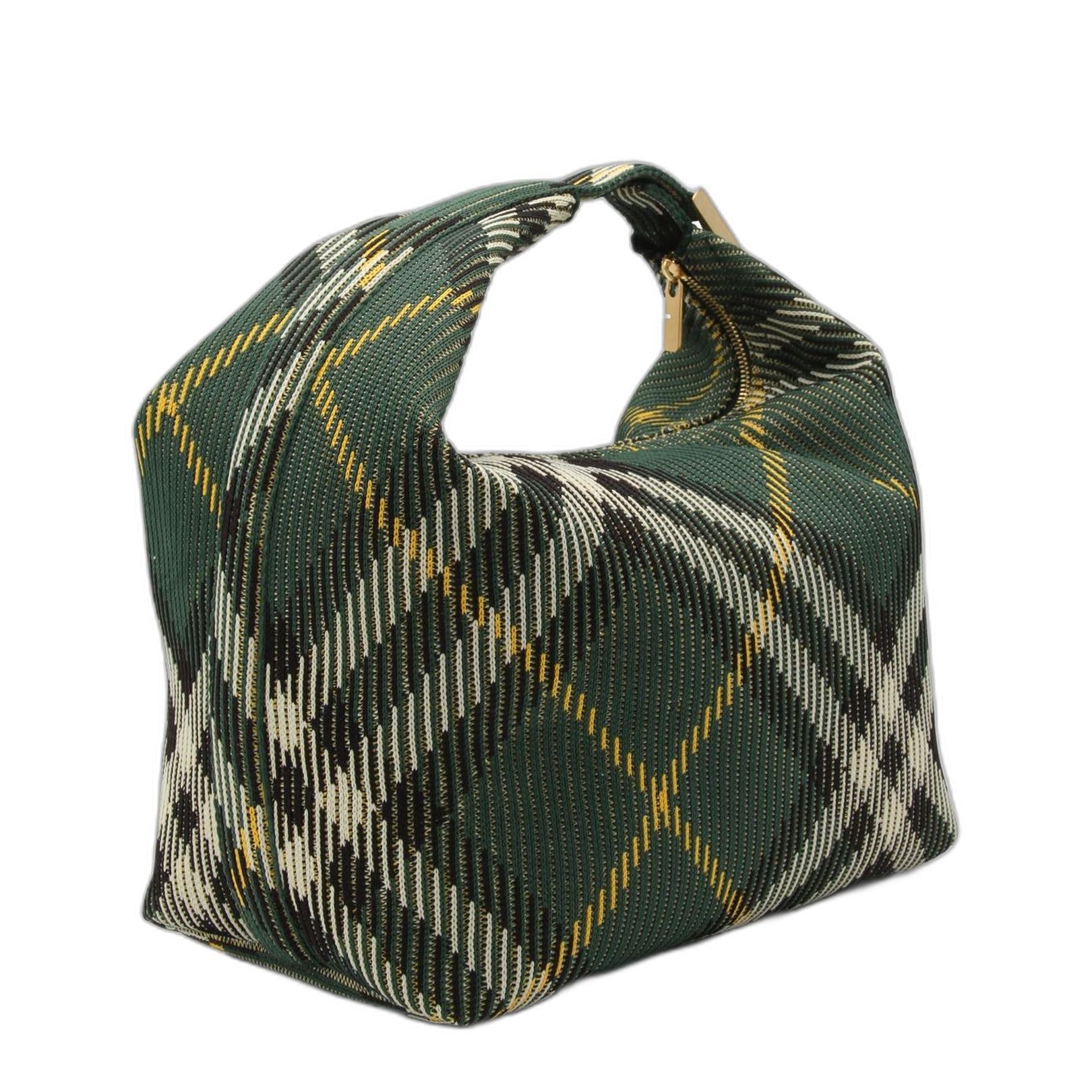 Peg Medium Technical Knit Handbag - Image 2
