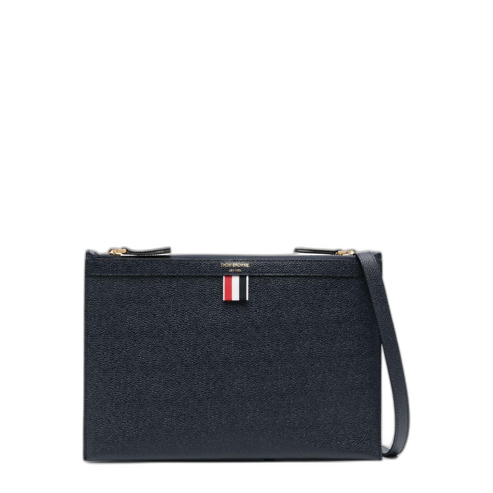 Calfskin Crossbody - Navy - Image 1