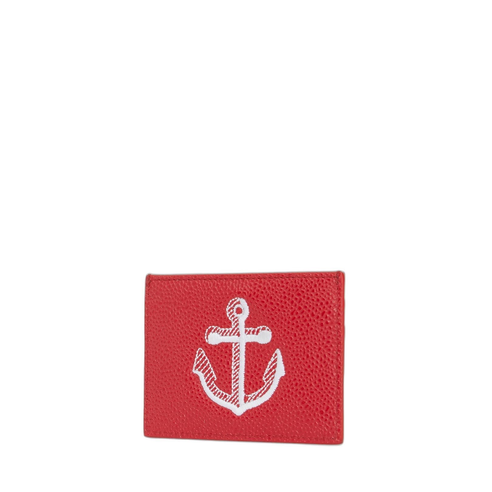 RWB Anchor Pebble Leather Card Holder - Image 3