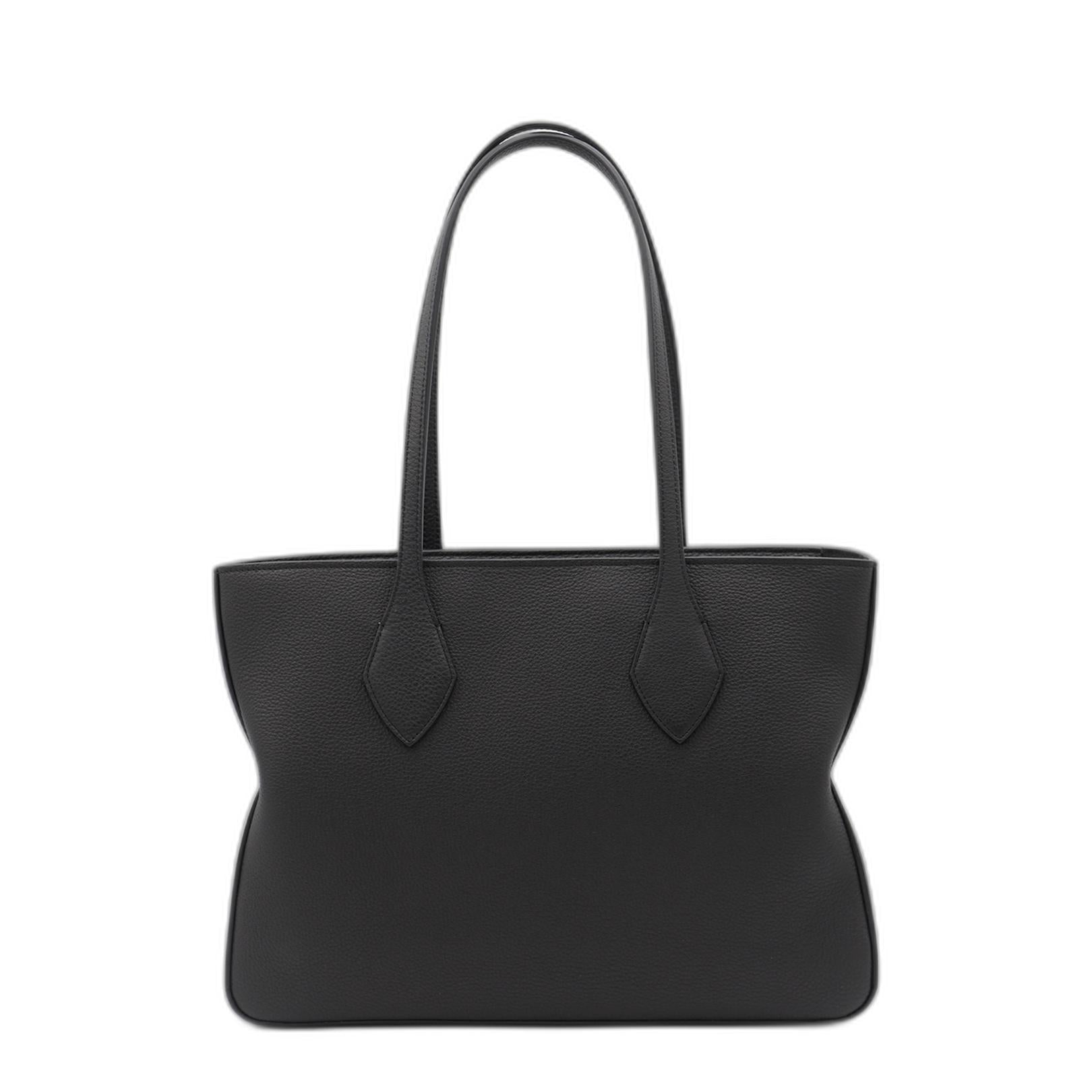 Ferragamo Black Leather Tote Bag - Image 2