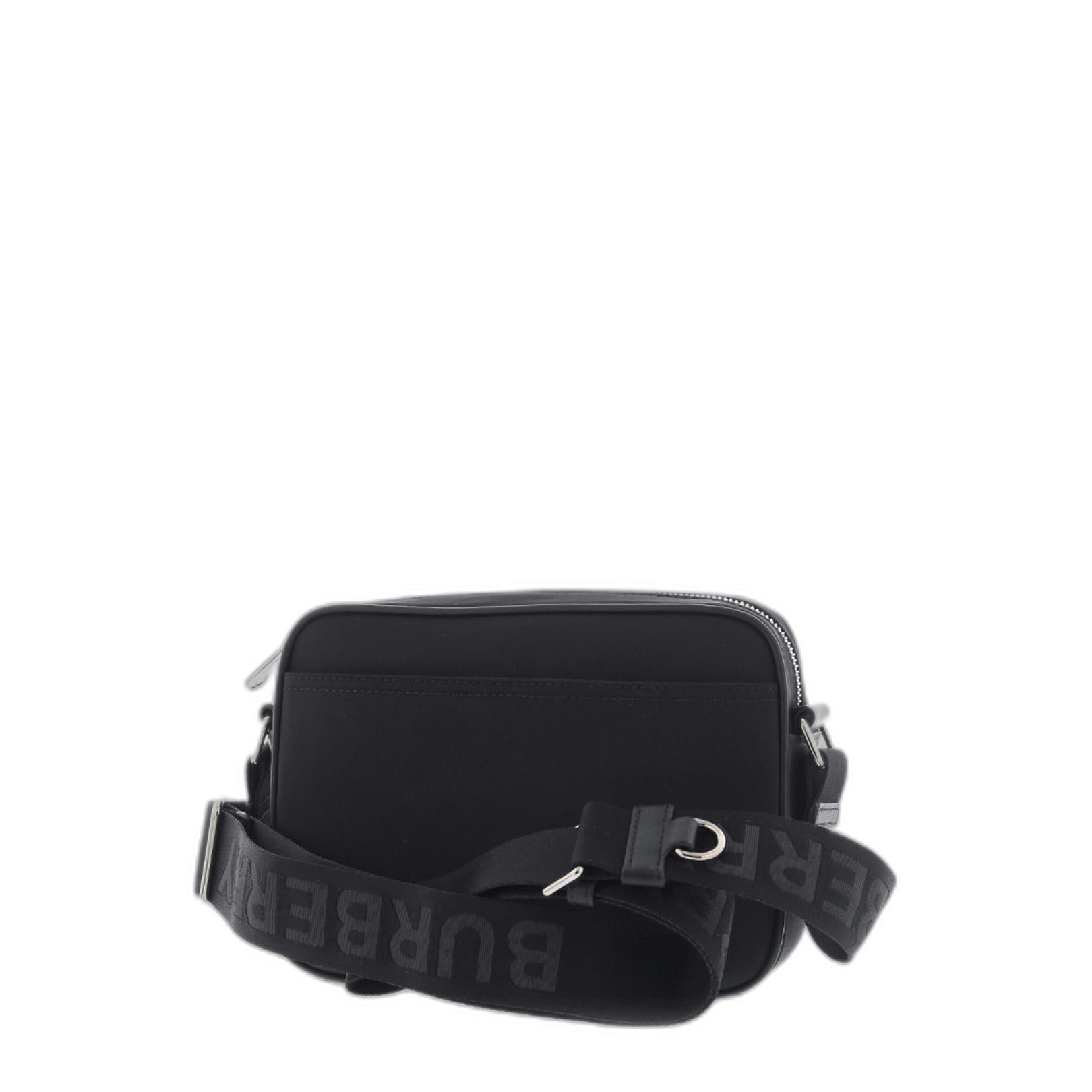 Shoulder Bag Nylon Black - Image 3